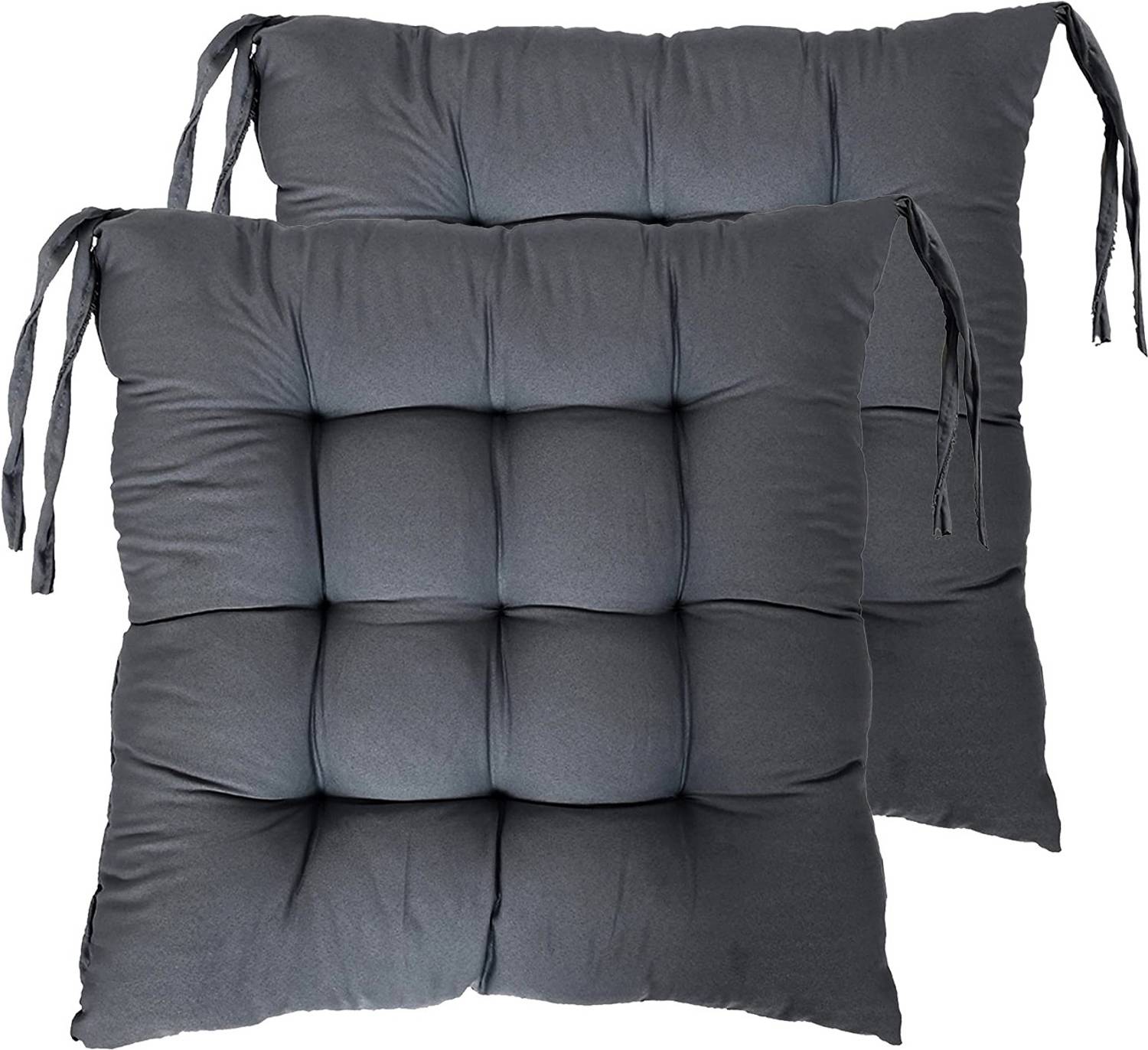 AMAK INC Microfibre Chair Pad, Pack of 2, Grey 40 x 40 cm at ₹146 (85% Off) – Flipkart