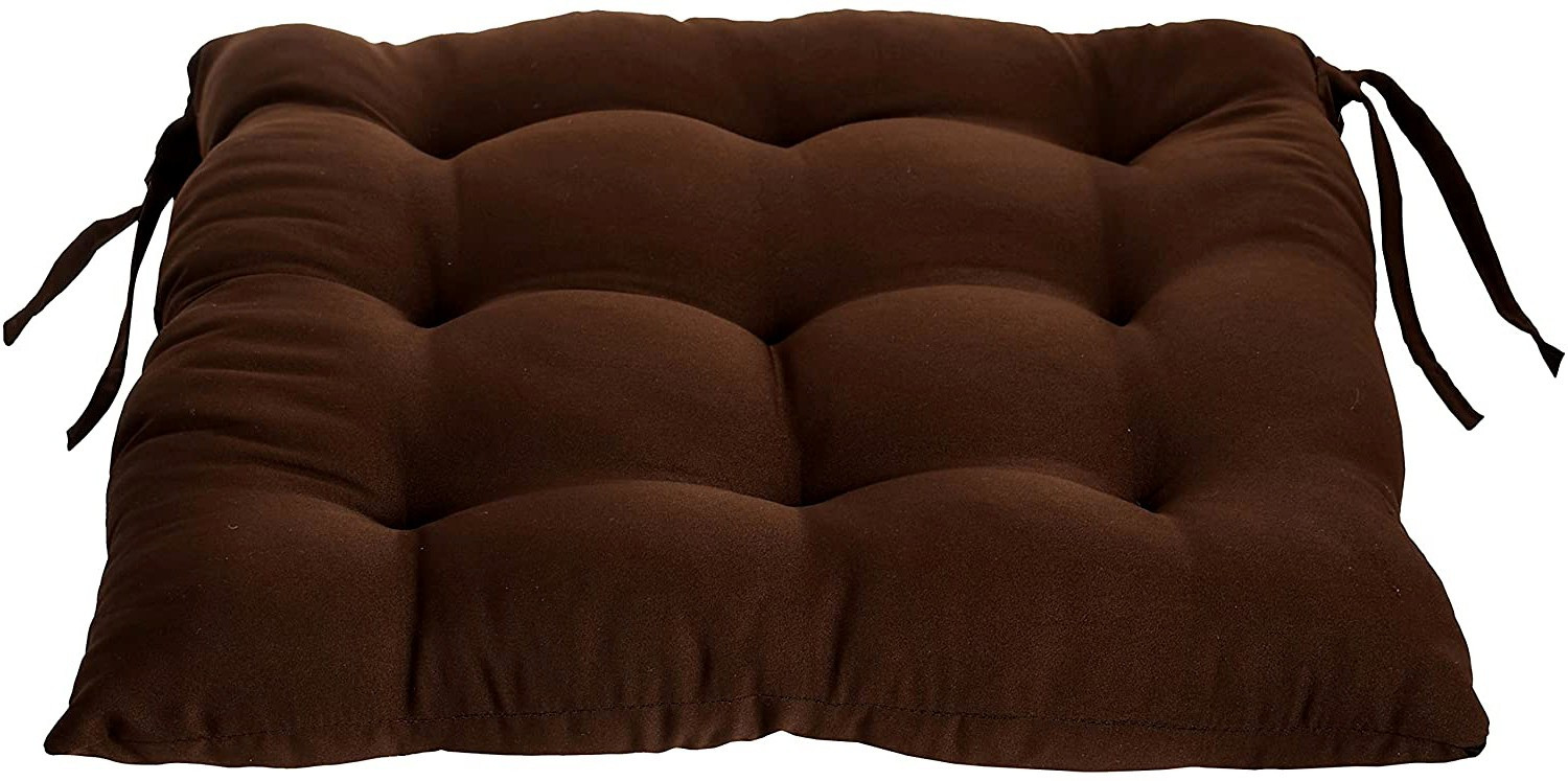 Image of AMAK INC Microfibre Chair Pad Pack of 2 Solid