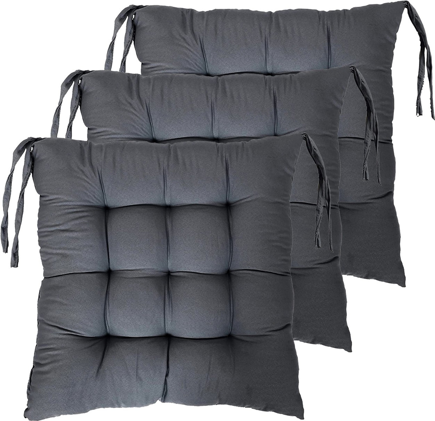 Image of AMAK INC Microfibre Chair Pad Pack of 3 Solid