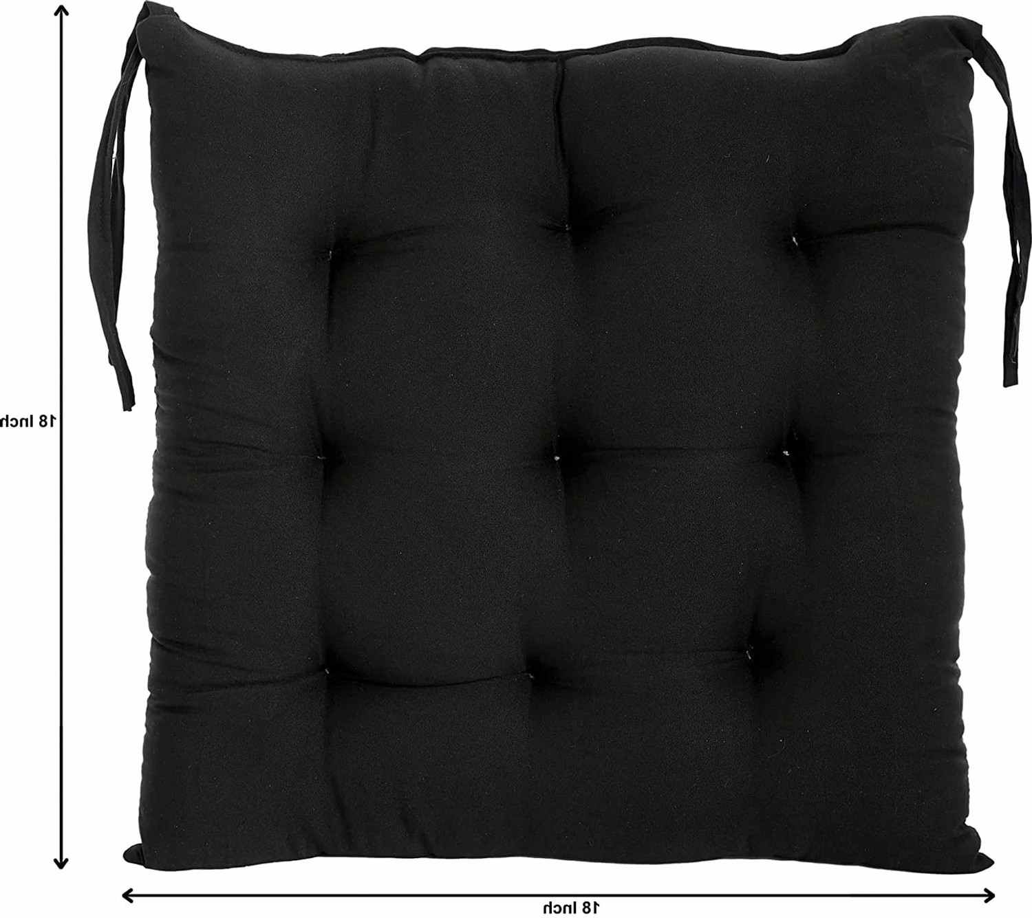 Image of AMAK INC Microfibre Chair Pad Pack of 3 Solid