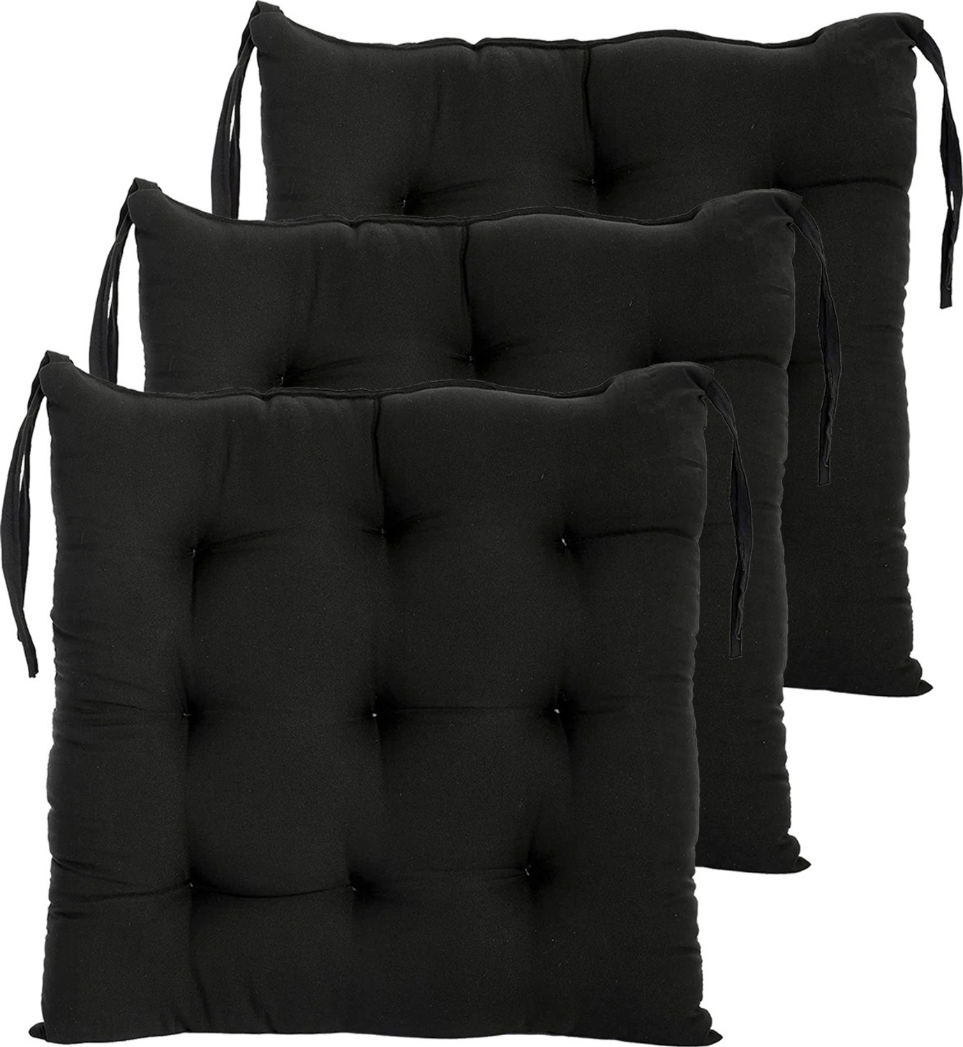 Image of AMAK INC Microfibre Chair Pad Pack of 3 Solid
