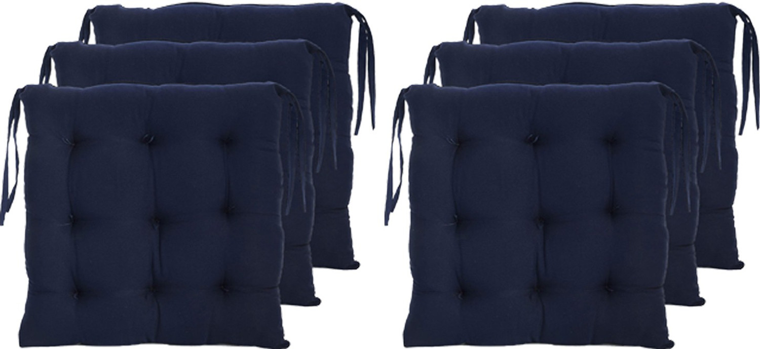 Image of AMAK INC Microfibre Chair Pad Pack of 6 Solid