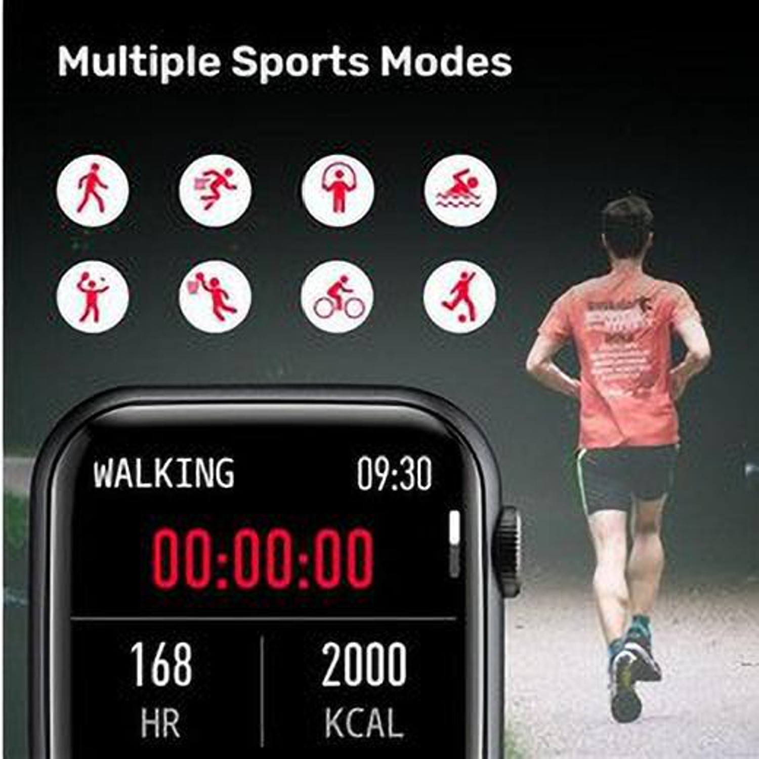 Image of THE MOBILE POINT FUll Touch Amoled Display SpBluetooth calling Function With Crown Work Smartwatch