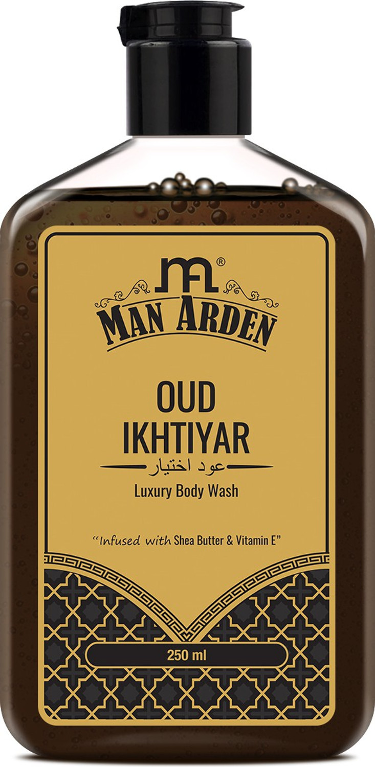 Man Arden Oud Ikhtiyar Luxury Body Wash Infused With Shea Butter & Vitamin E