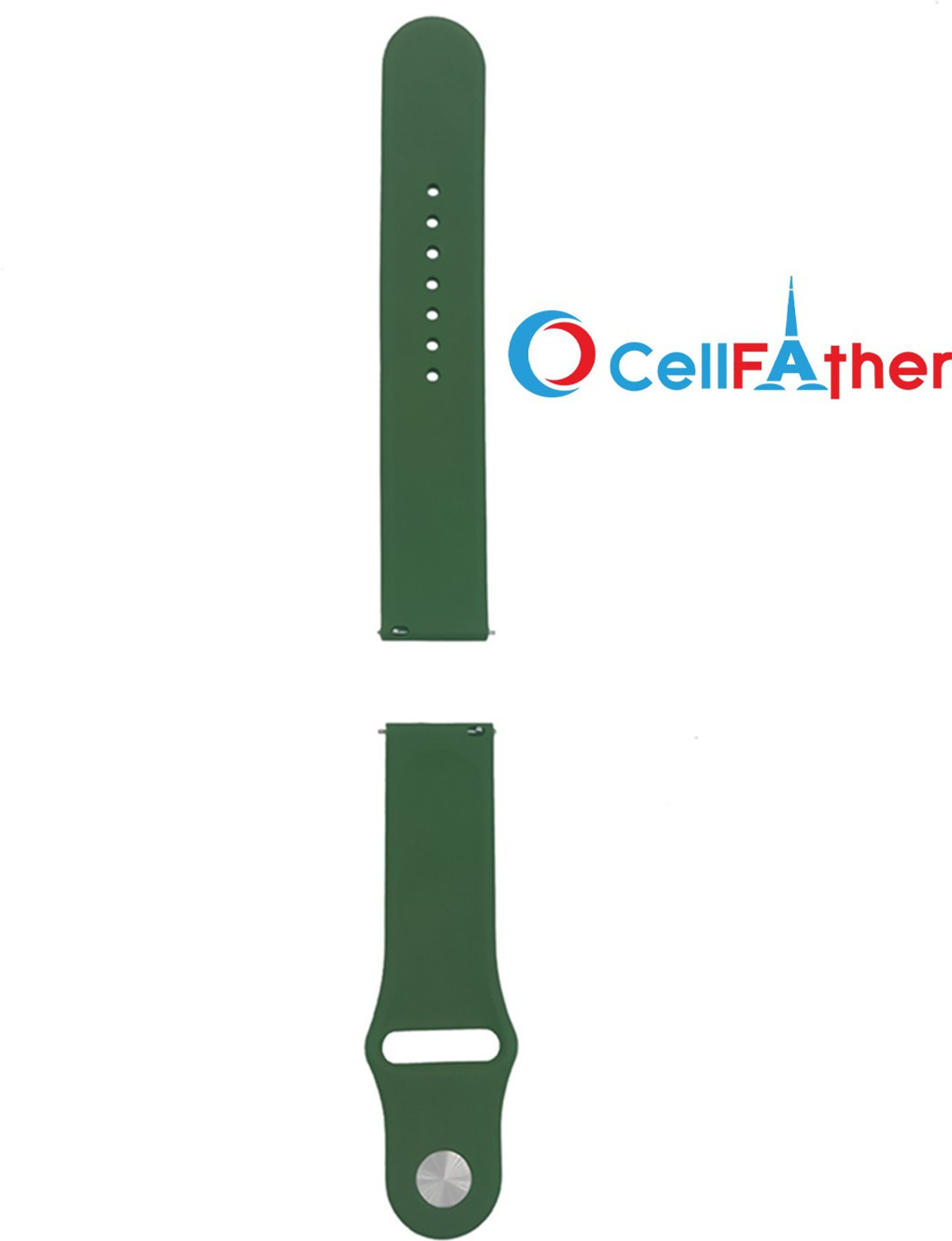 Image of CellFAther Universal 20mm Silicone Band Smart Watch Strap