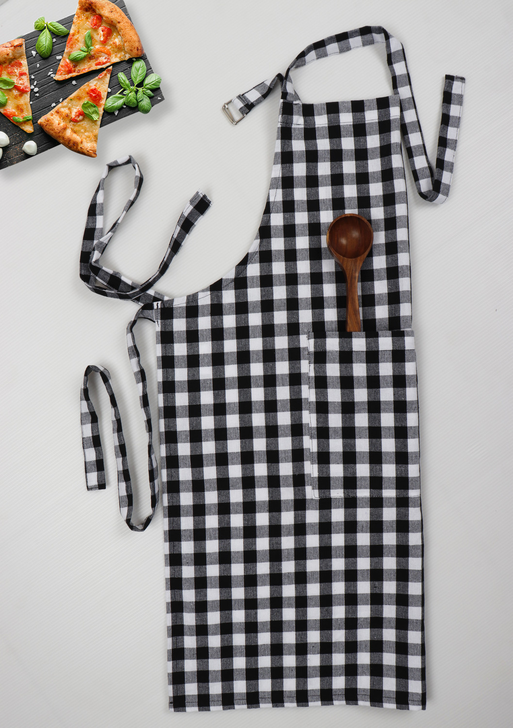 Image of Peperhomia Cotton Home Use Apron - Free Size
