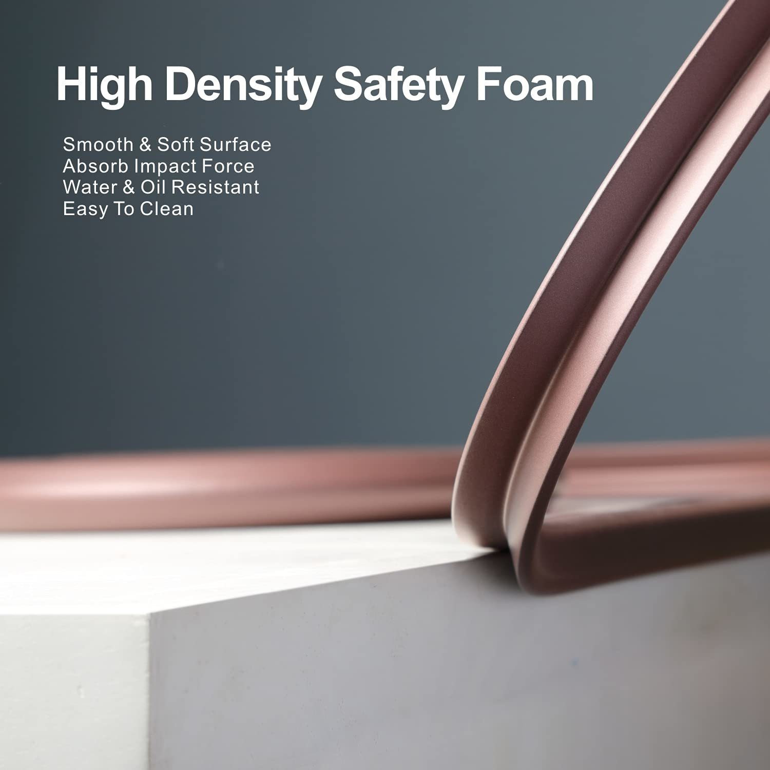 Image of Nyalkaran Baby Proofing Edge Corner Protector Cushion Strip and Corner Guard (Brown)