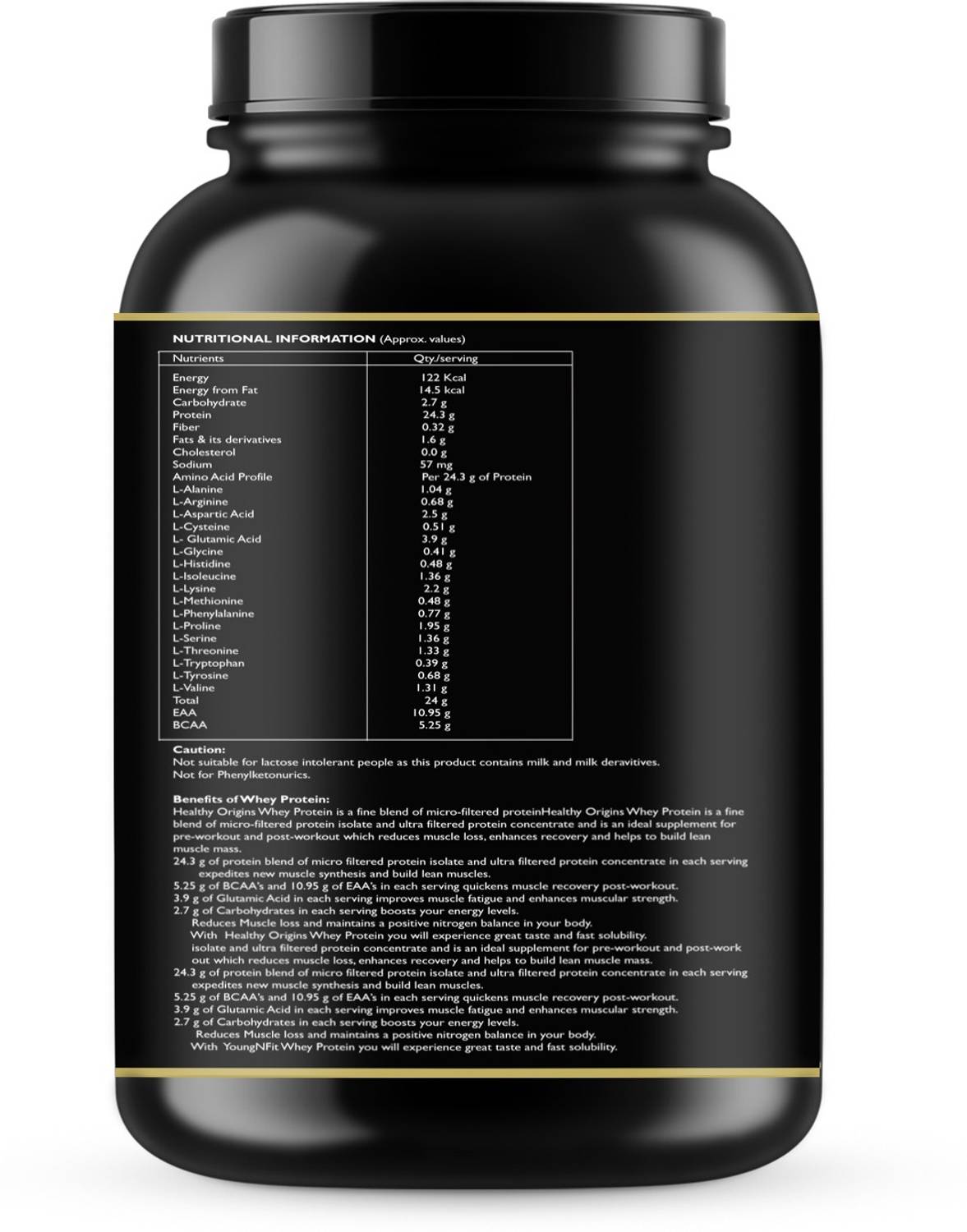Young N Fit 100% Whey Protein Powder - Image 2