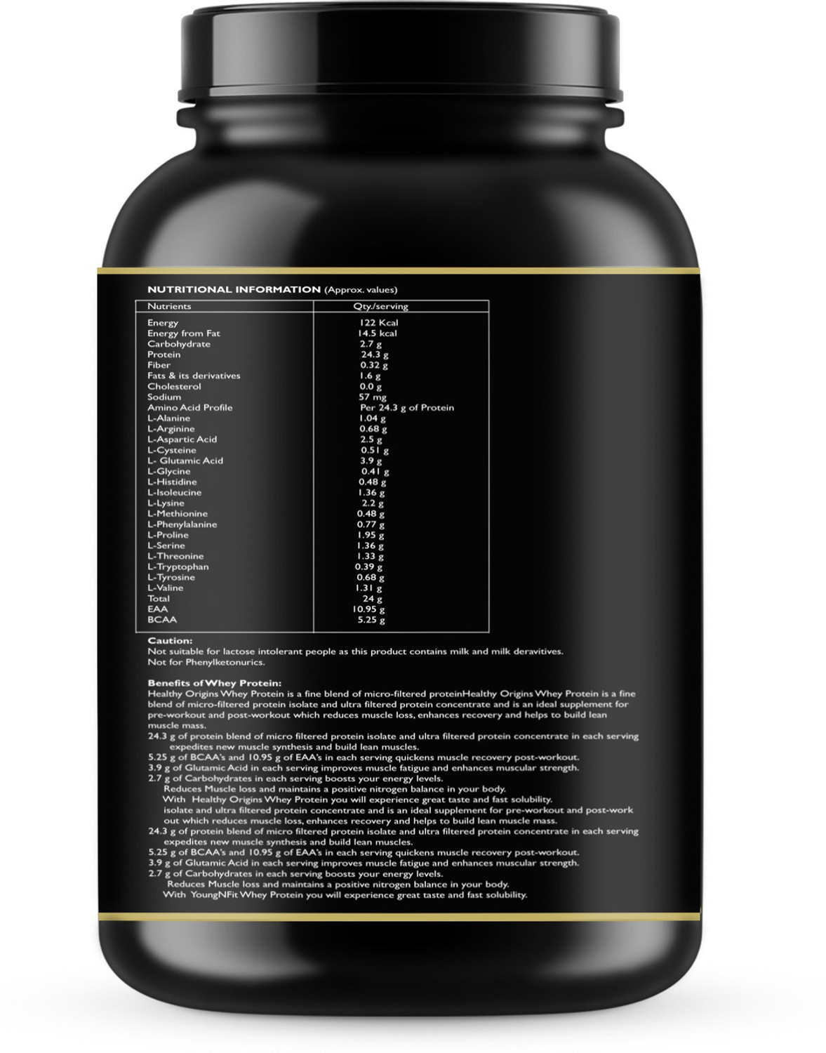 Image of Young N Fit 100% Whey Protein Supplement Powder Whey Protein (S360) Ultra Whey Protein (1000 g, Kulfi)