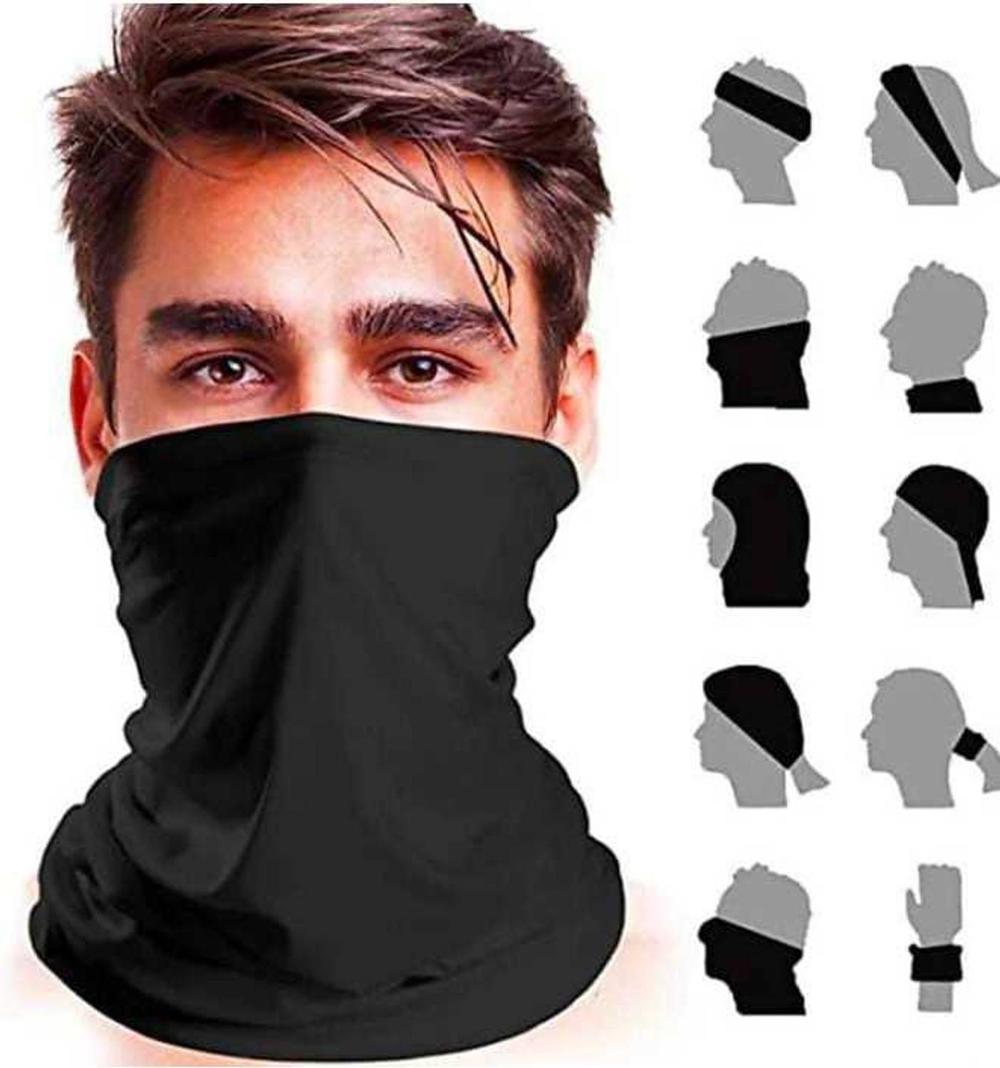 AARVI Men & Women Solid Bandana