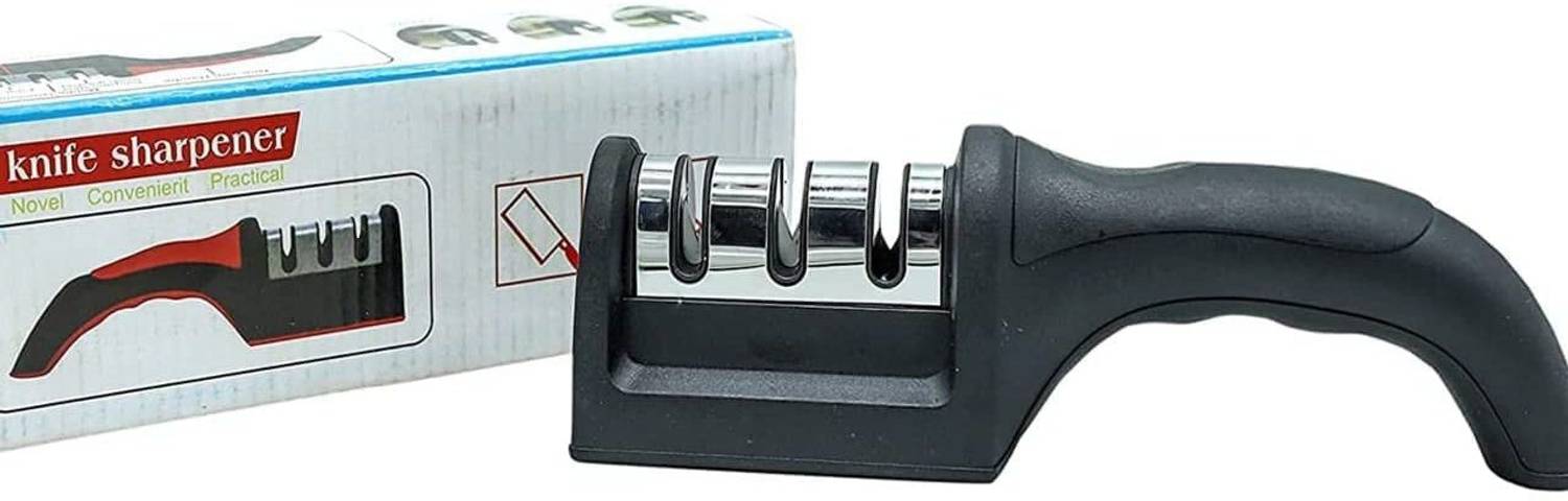 ASPENX 3 Stage Knife Sharpener|Kitchen Manual Stainless Steel Knife Sharpener Knife Sharpening Steel