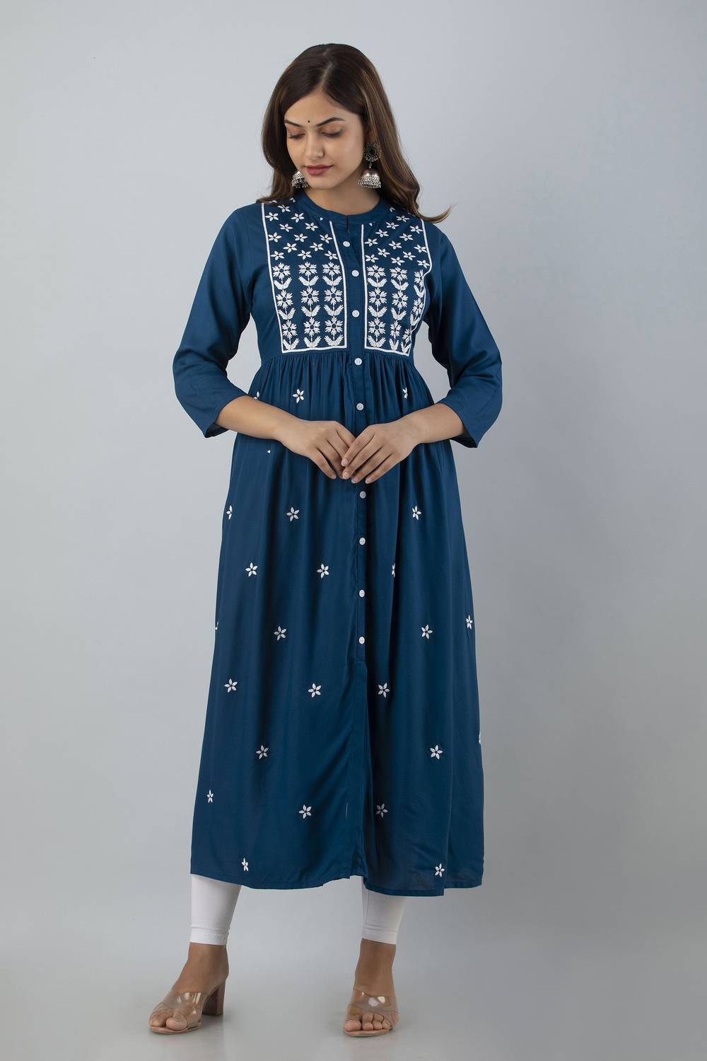 ANANDITA Women Embroidered Anarkali Kurta