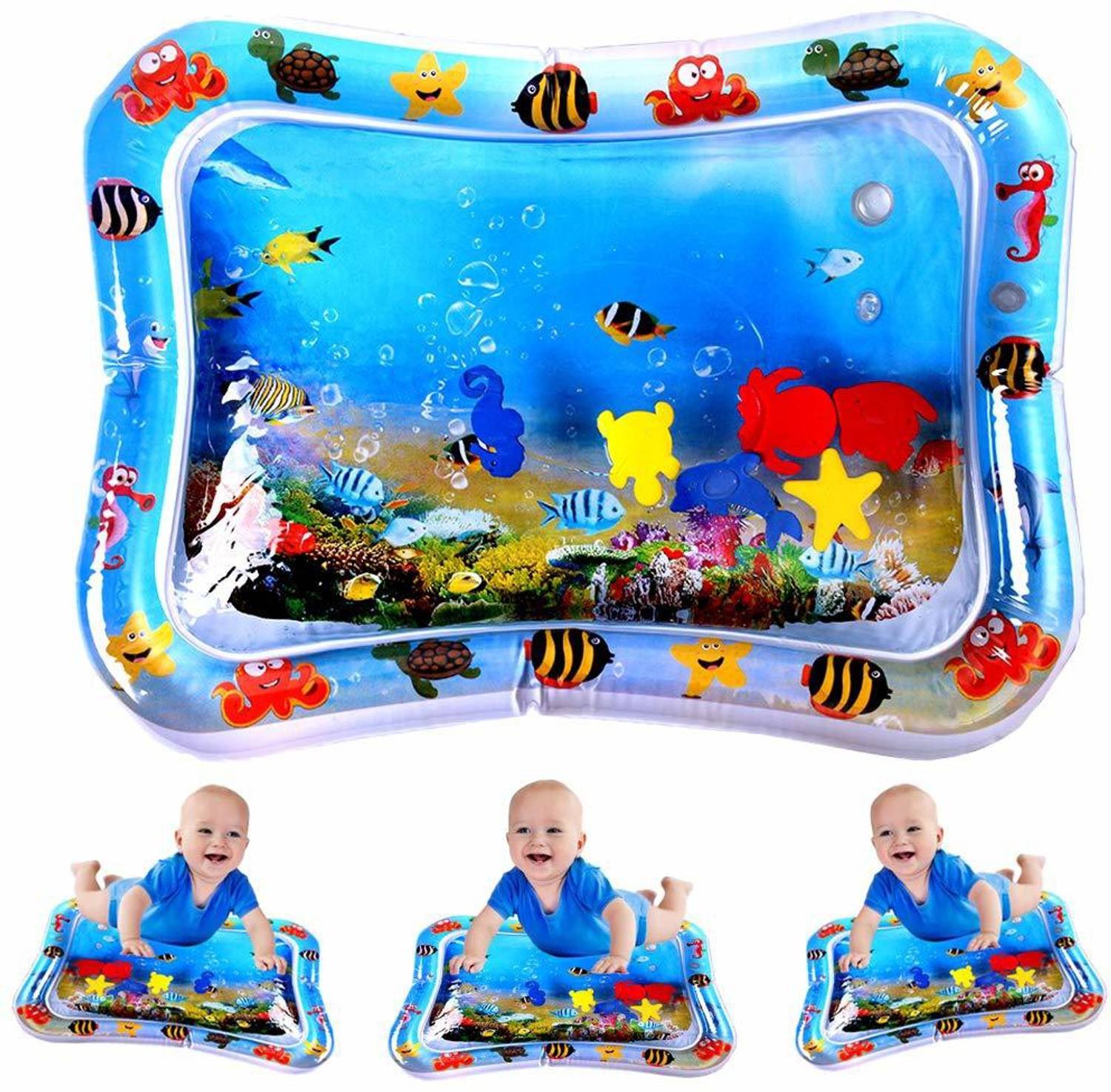 AEXONIZ TOYS Baby Carpet,Play mat Crawling Baby Double Sided Water Playmat[Blue]