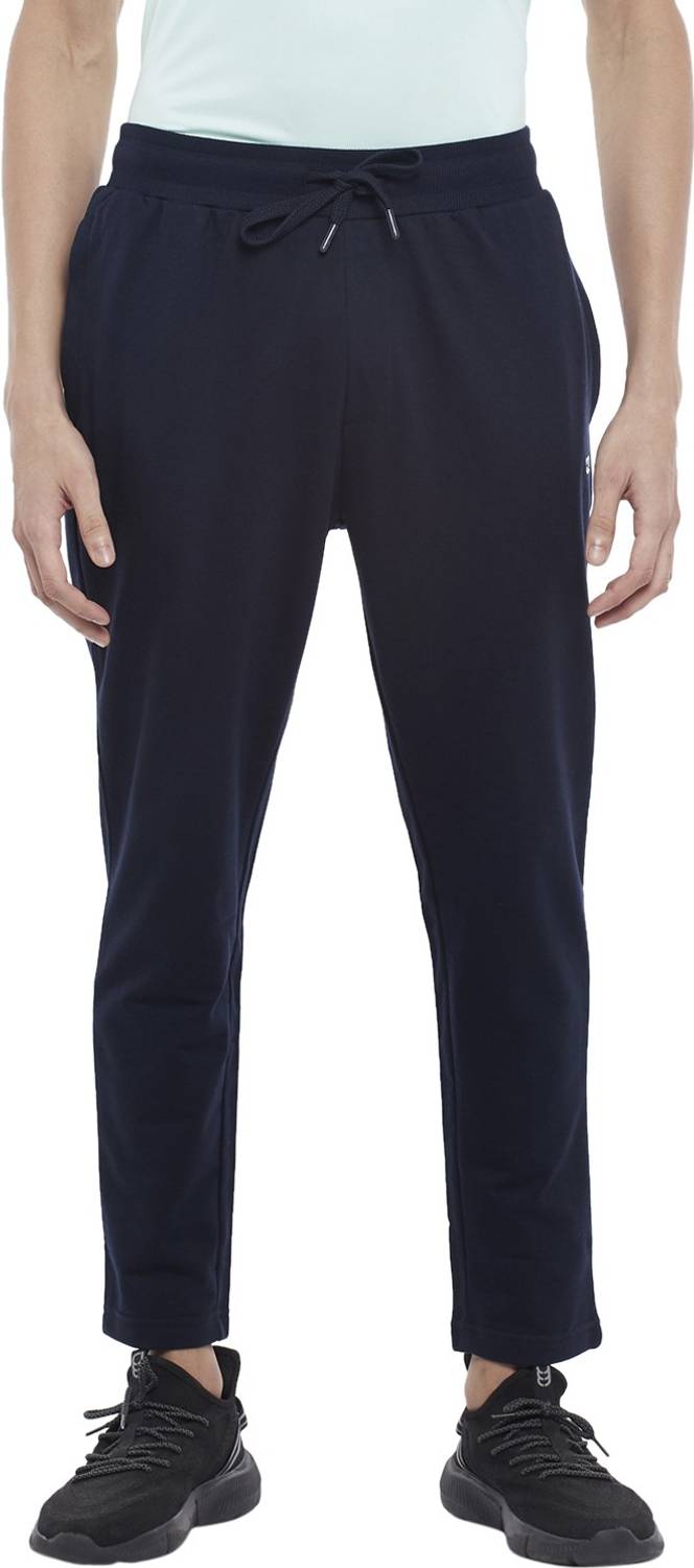 Ajile By Pantaloons Solid Men Dark Blue Track Pants