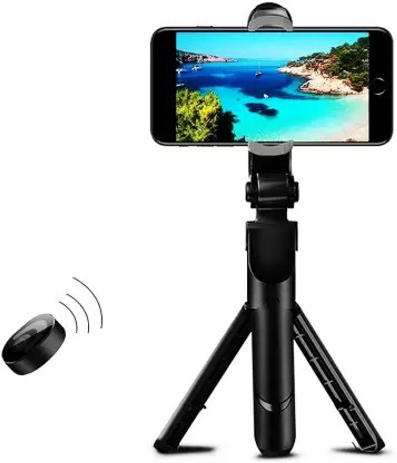 Image of SOJUBA Mini Tripod Stand for Smartphones Bluetooth Selfie Stick mono-pod Mobile Holder