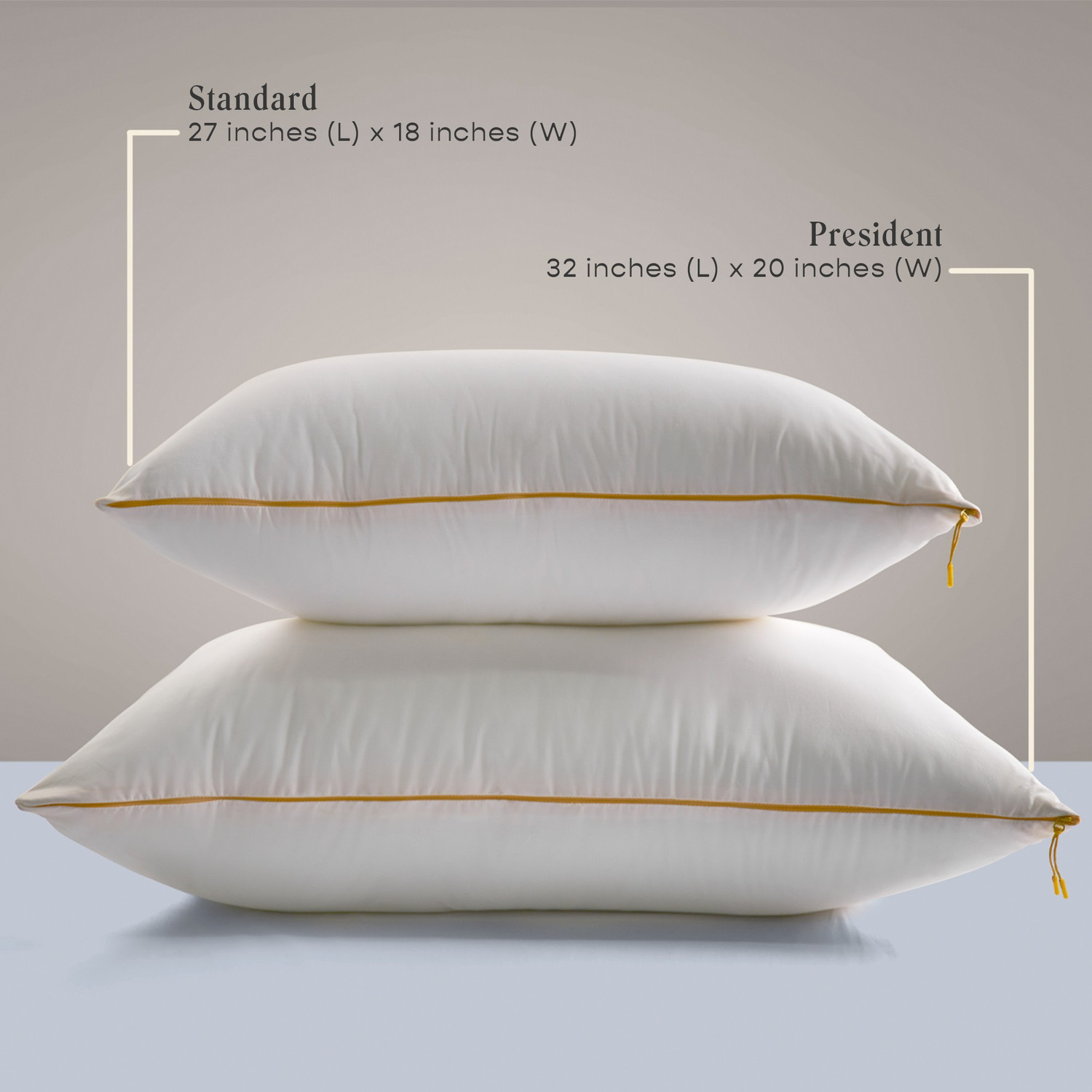 Image of SleepyCat Microfibre Sleeping Pillow Pack of 4 Solid King Cloud Pillow
