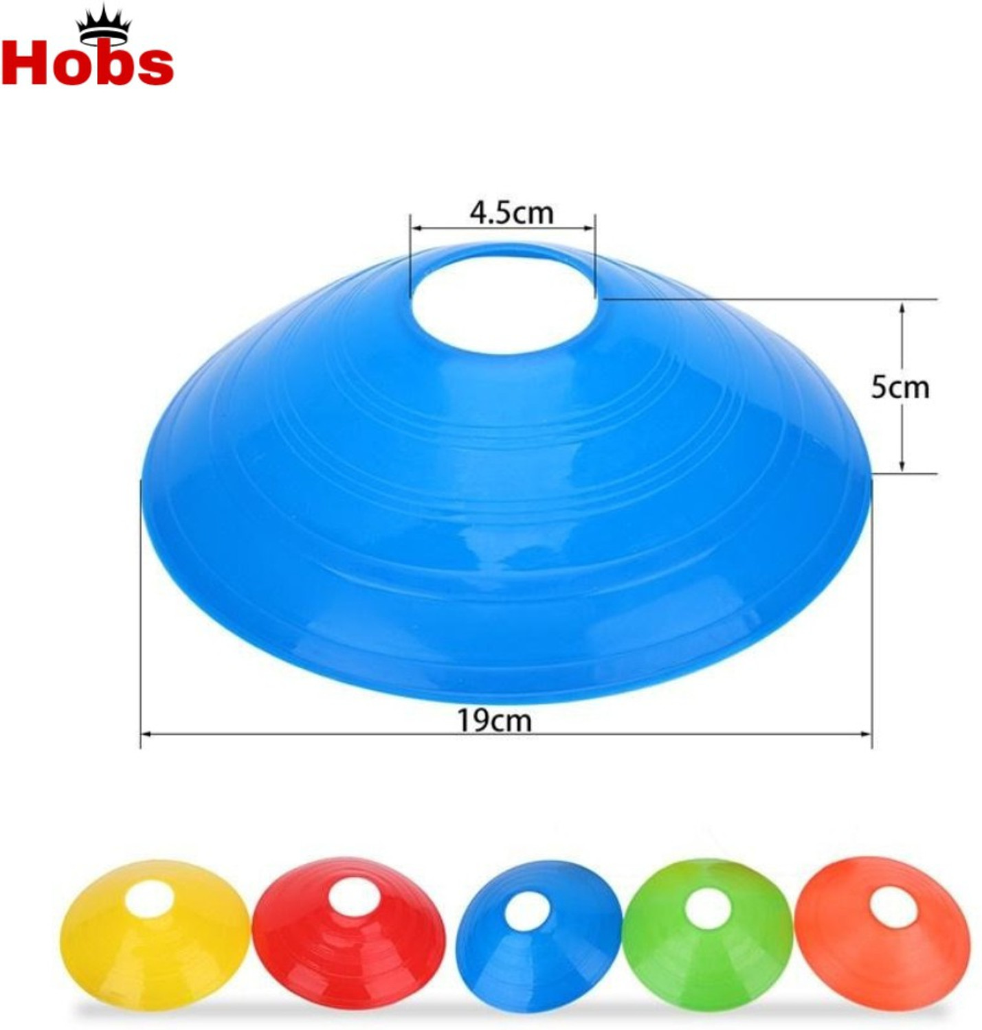 Image of CF SPORTS Hurdle 6 inch 6, Space Marker 10, Cone Marker 6 inch 6, Agility Speed Ladder 4meter 1 Football & Fitness Kit