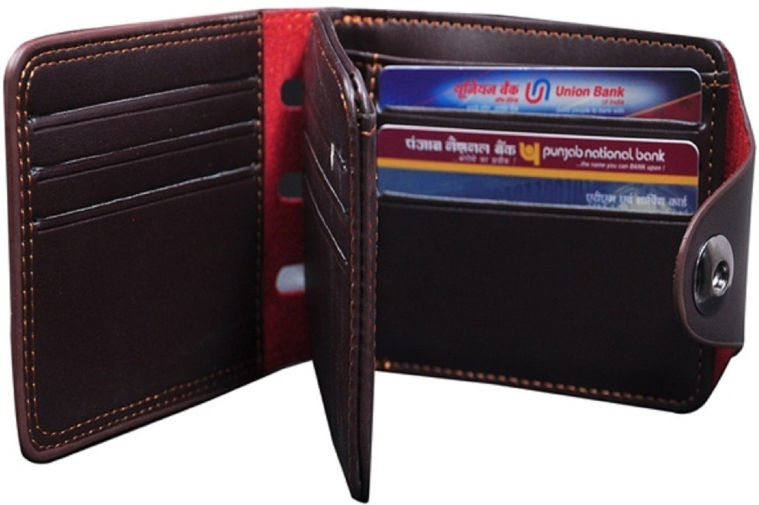 Image of ESTILO FLEM Men Casual Brown Artificial Leather Wallet