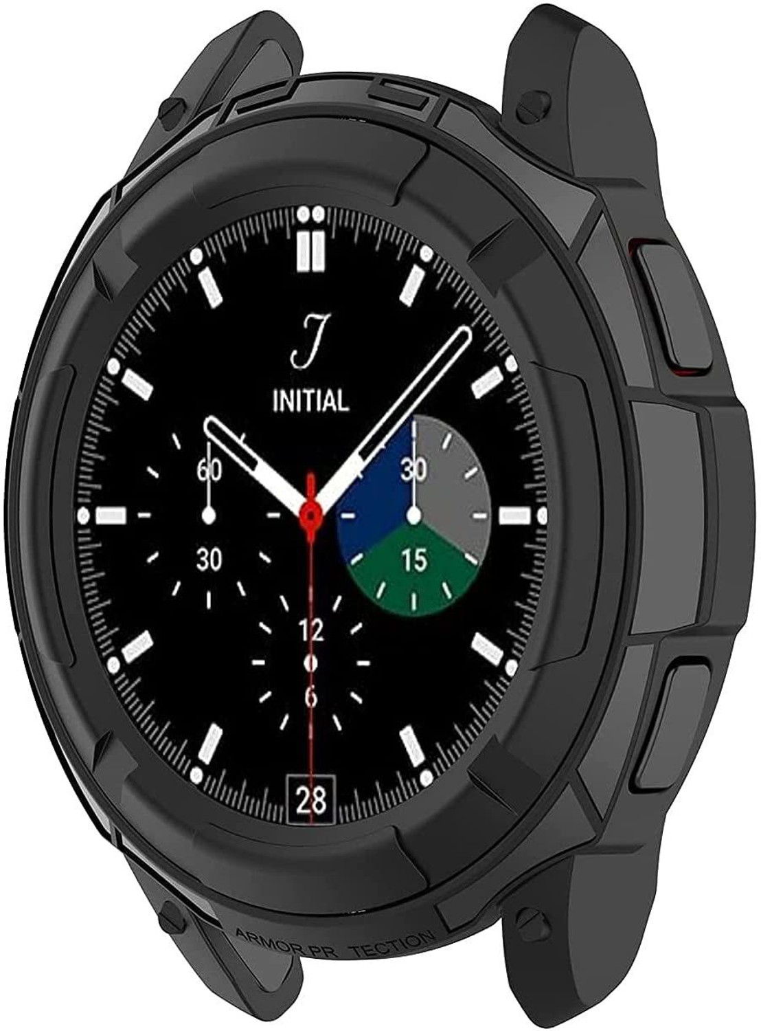 Image of Oboe Bumper Case for Samsung Galaxy Watch 4 42mm Classic Cover Thin Bumper Shell Protector Watch Case