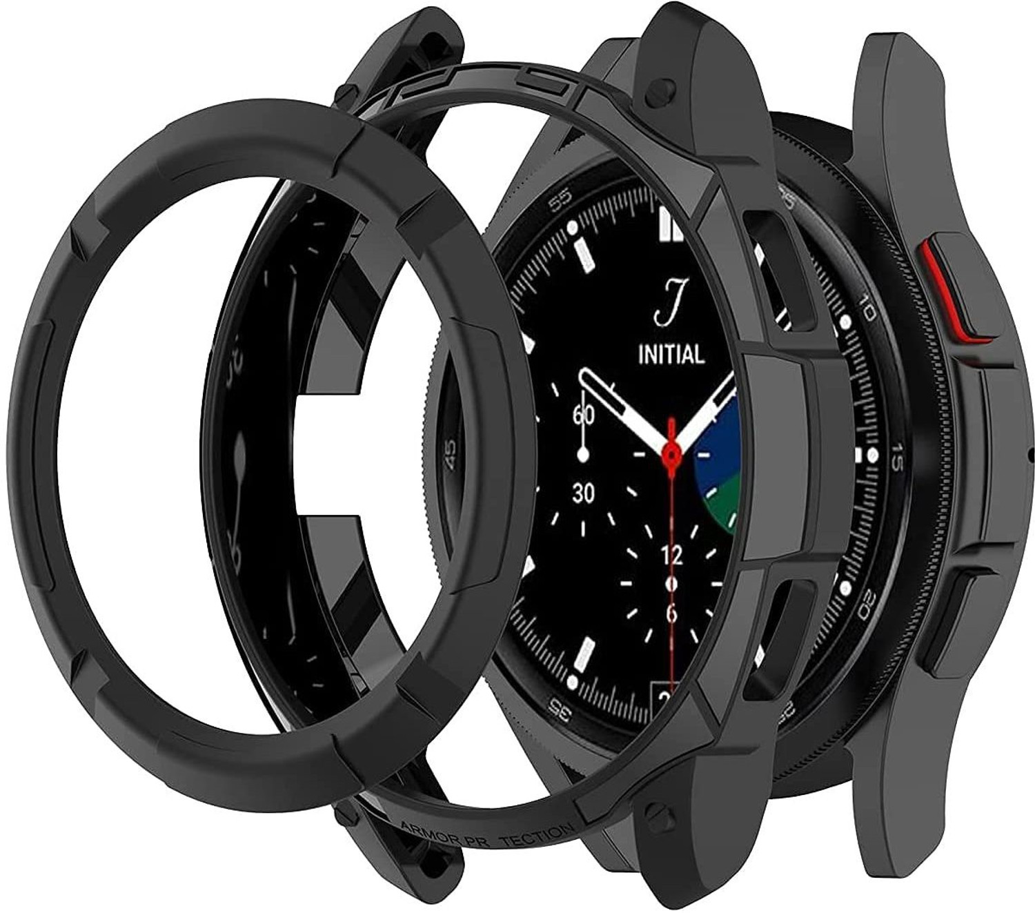 Image of Oboe Bumper Case for Samsung Galaxy Watch 4 42mm Classic Cover Thin Bumper Shell Protector Watch Case
