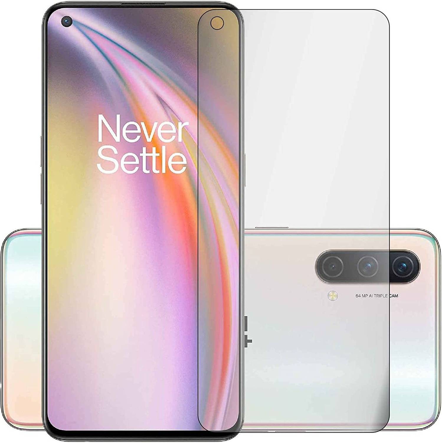 AGRSHI Tempered Glass Guard for Oneplus Nord CE