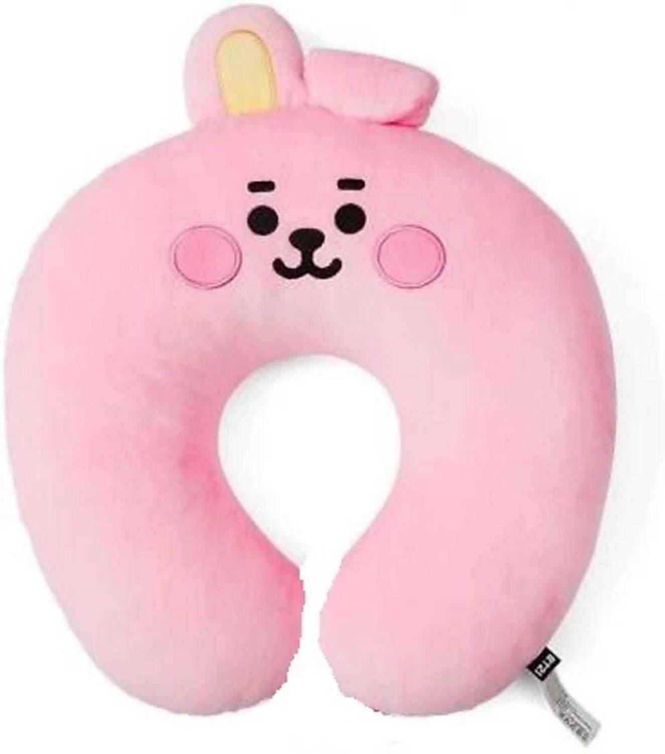 Rudrav BTS BT21 Cooky Soft Toy Neck Pillow - 25 cm