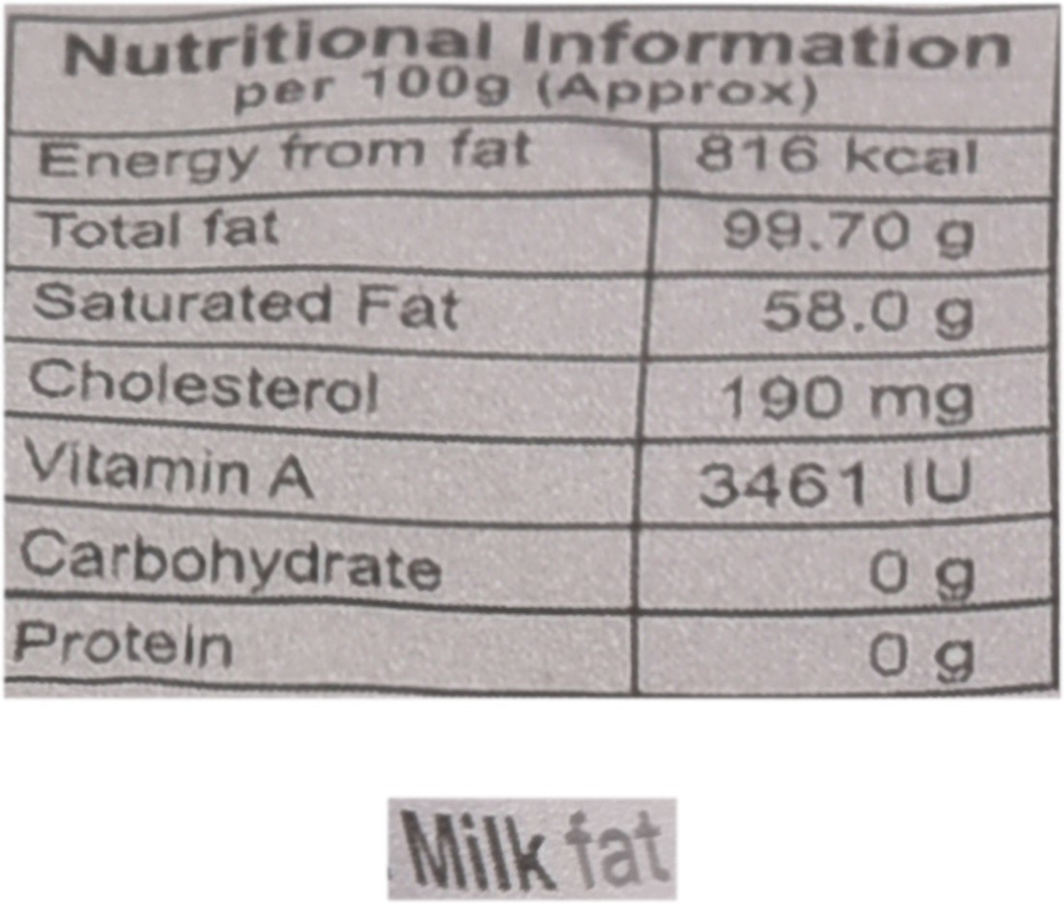 Image of GRB Cow Ghee Plastic Bottle
