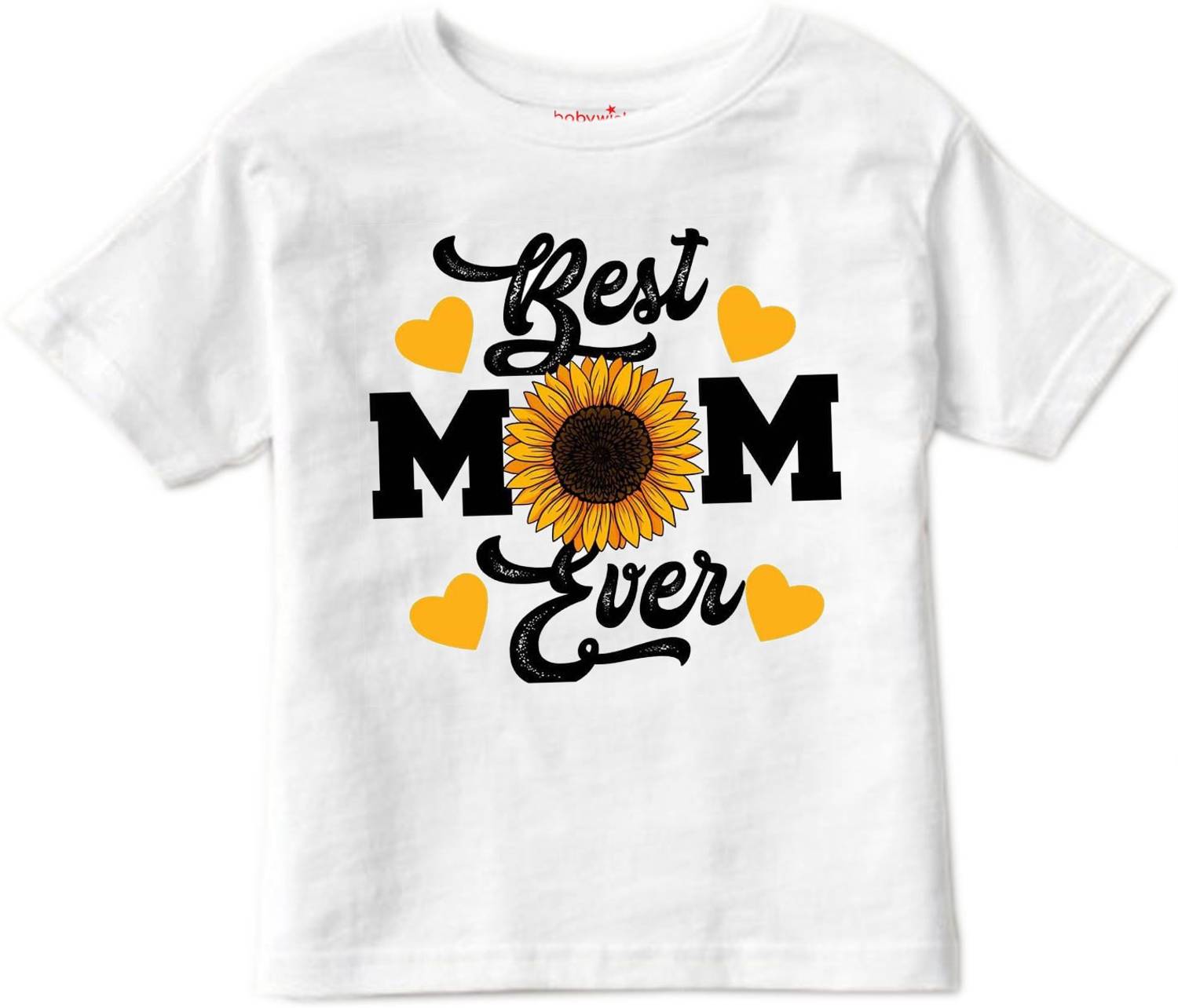 Babywish Boys Typography Polycotton Regular T Shirt