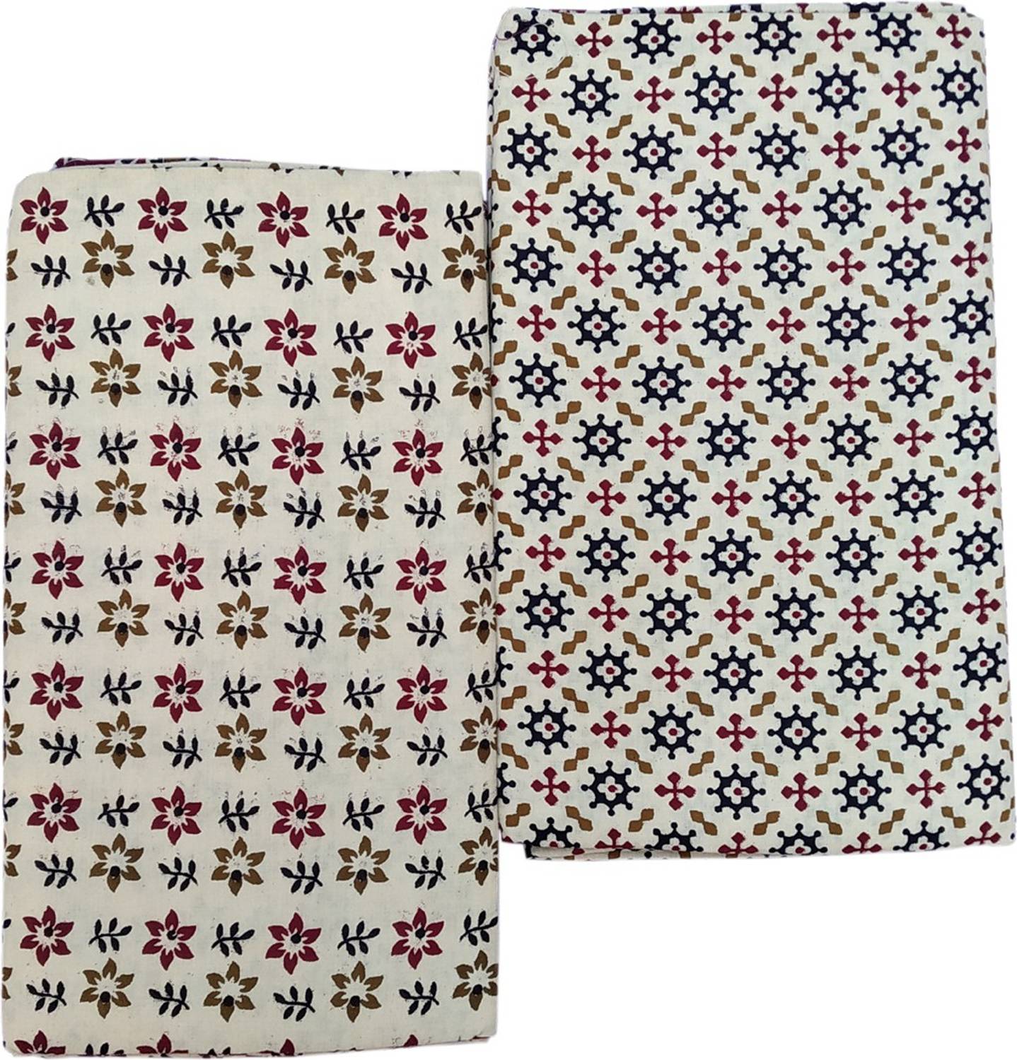 ADHIN Printed, Self Design White Lungi