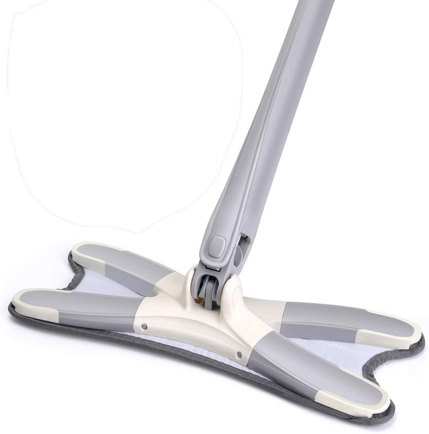 Image of jpdsrn Easy Self-Wringing Microfiber Flat Floor X Shape mop Wet & Dry Mop