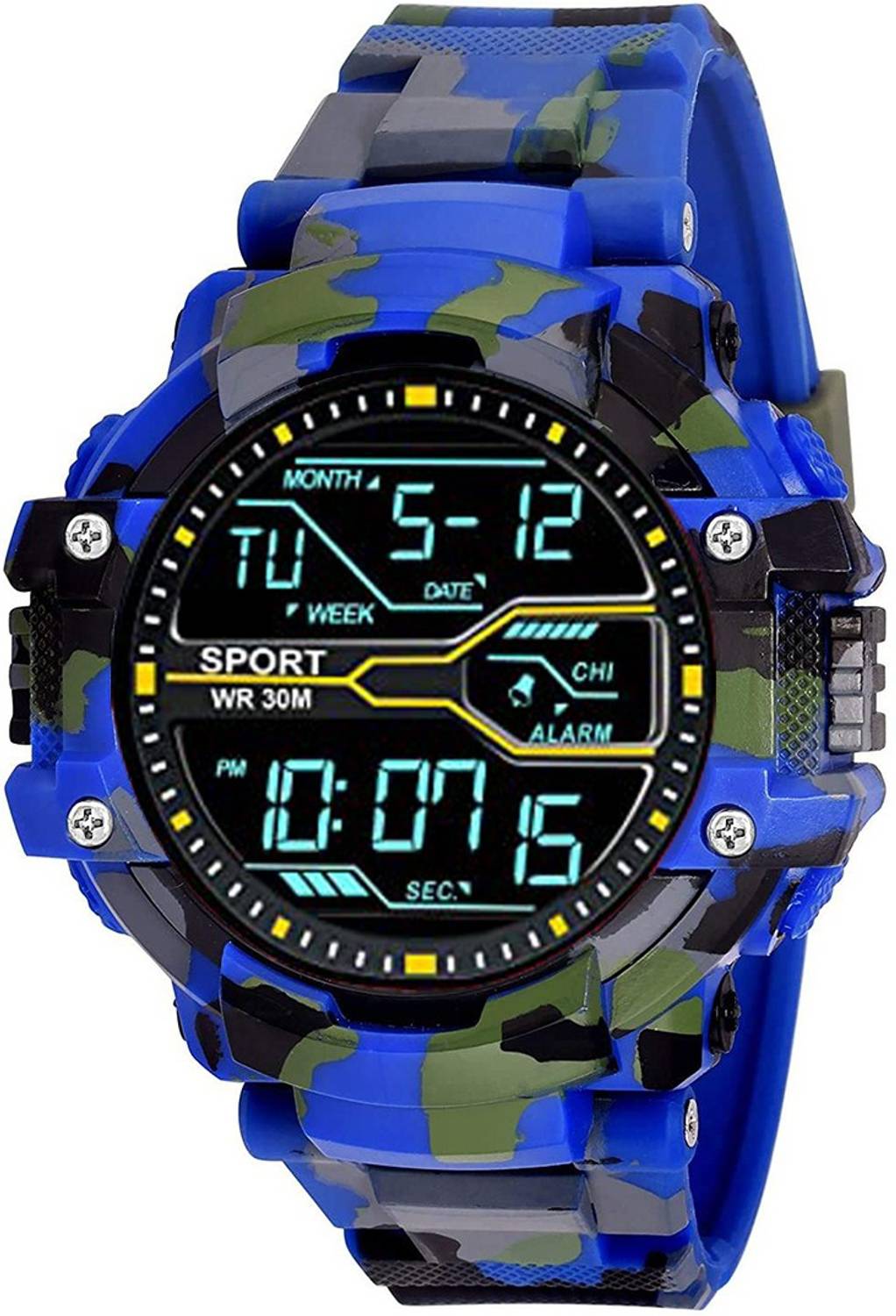 Acnos Water Resistance Water Resistance Digital Watch  - For Men