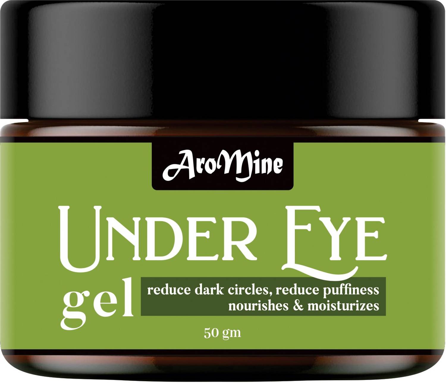 AroMine Under Eye Gel For Bye Bye Dark Circles and Retinol Best Under Eye Gel -