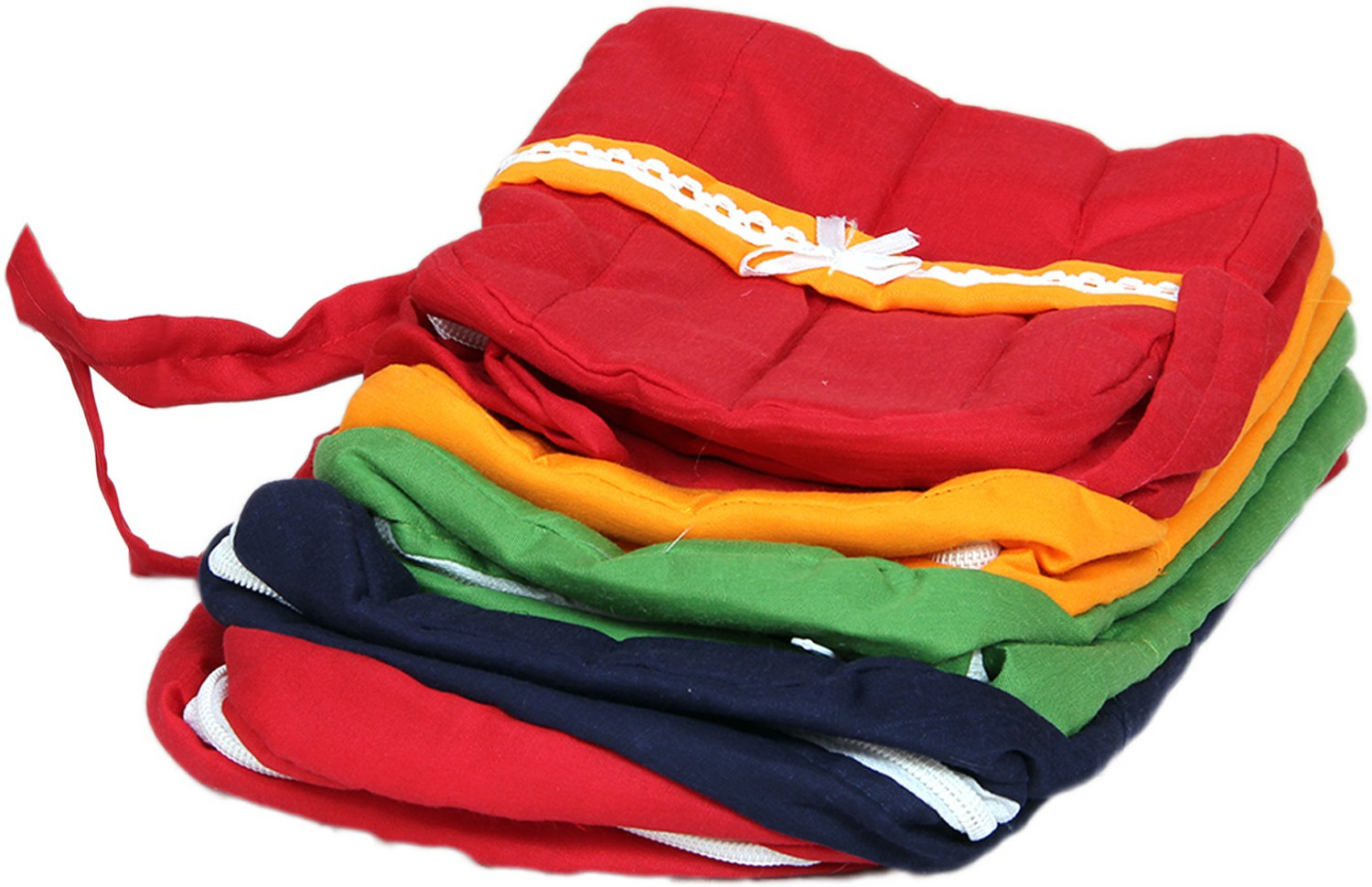 Image of KUBER INDUSTRIES 5-Tier Hanging Cotton Shoe Organizer, Cover,Travelling Kit (Multicolour) Shoe Organizer
