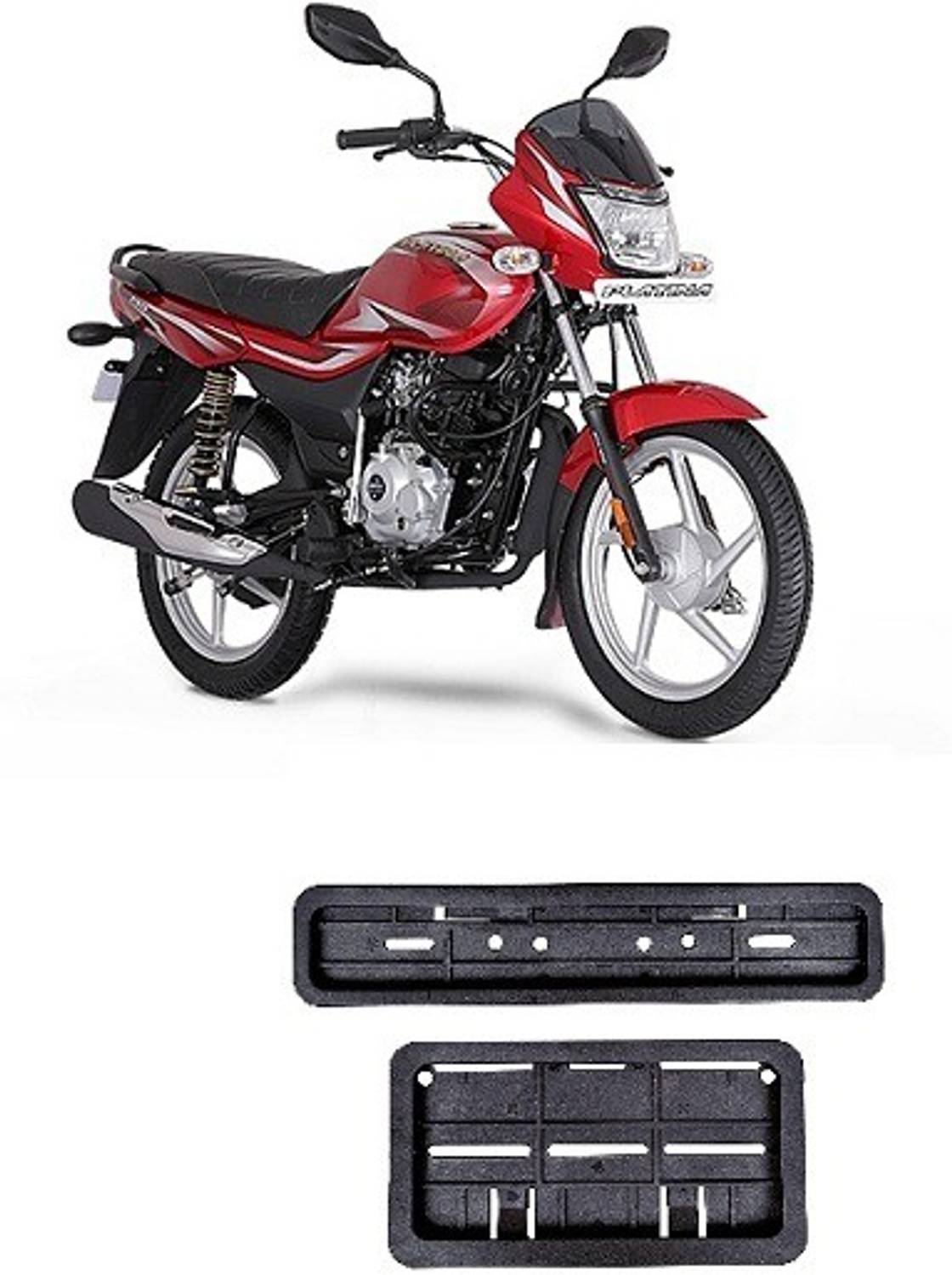 Aretas Bajaj Platina 100 Bike Number Plate