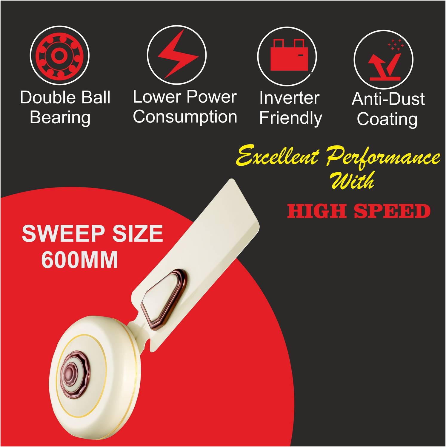 GESTOR Amazy 24 Inch Ceiling Fan - Image 2