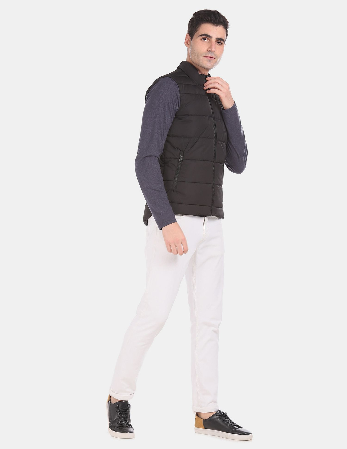 Image of U.S. POLO ASSN. Sleeveless Solid Men Jacket