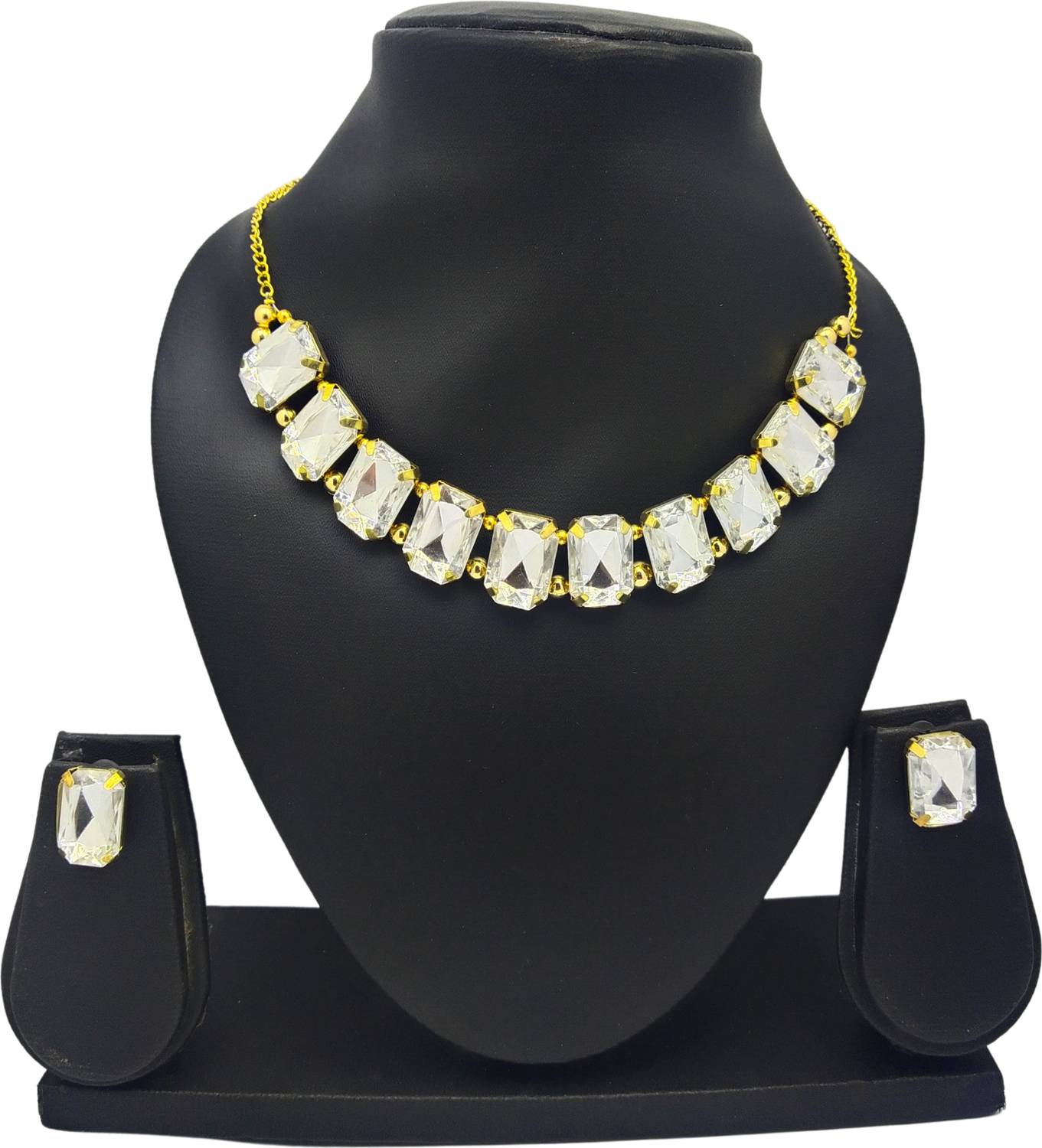 barakath Alloy White Jewellery Set