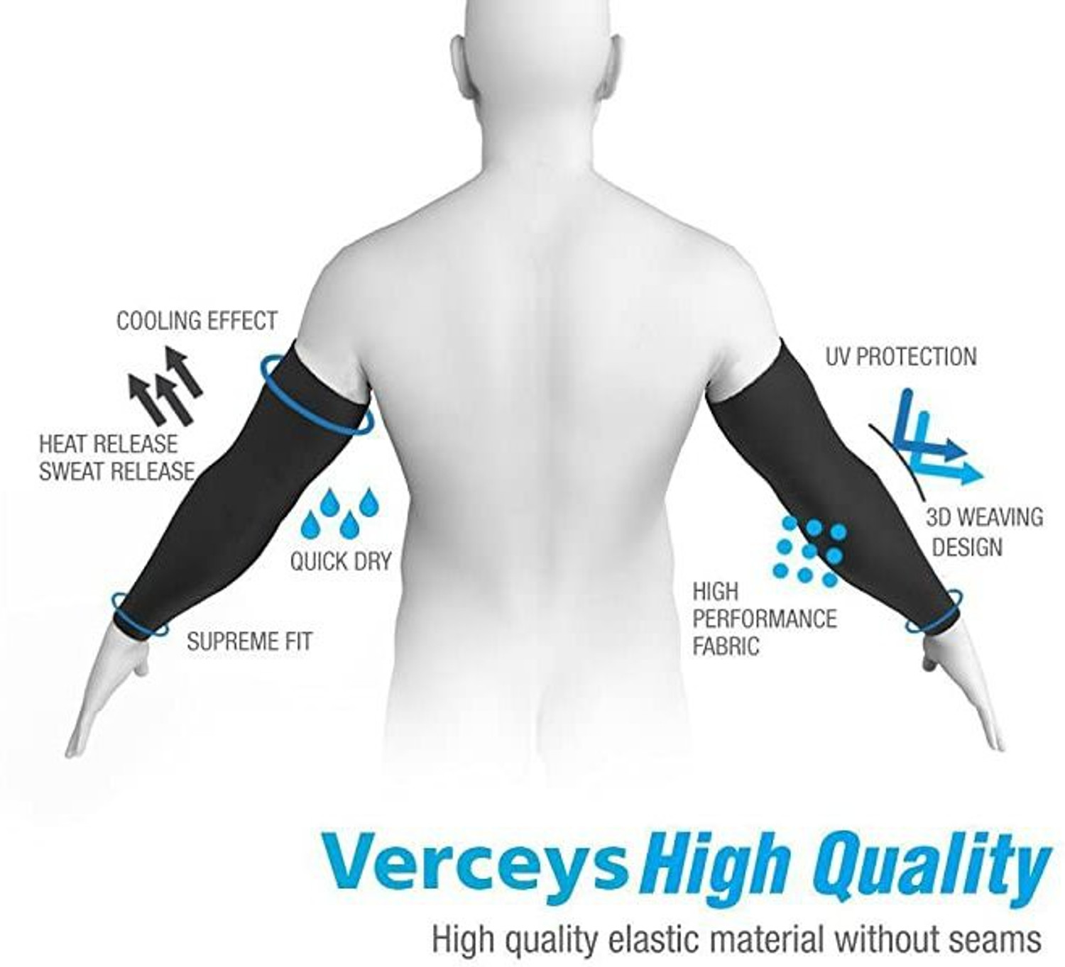 Image of STYLE ACADEMY Cotton Arm Sleeve For Men & Women