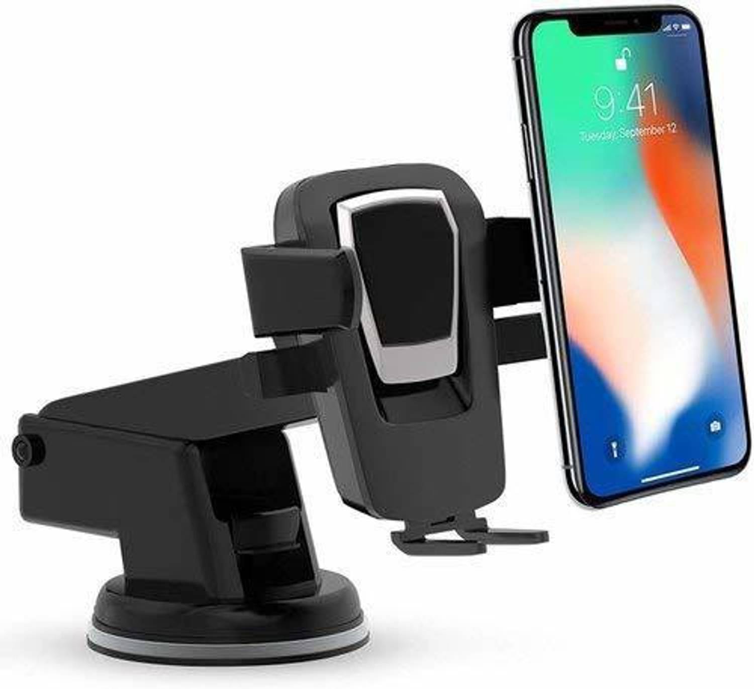RHONNIUM Car Mobile Holder for Windshield, Clip