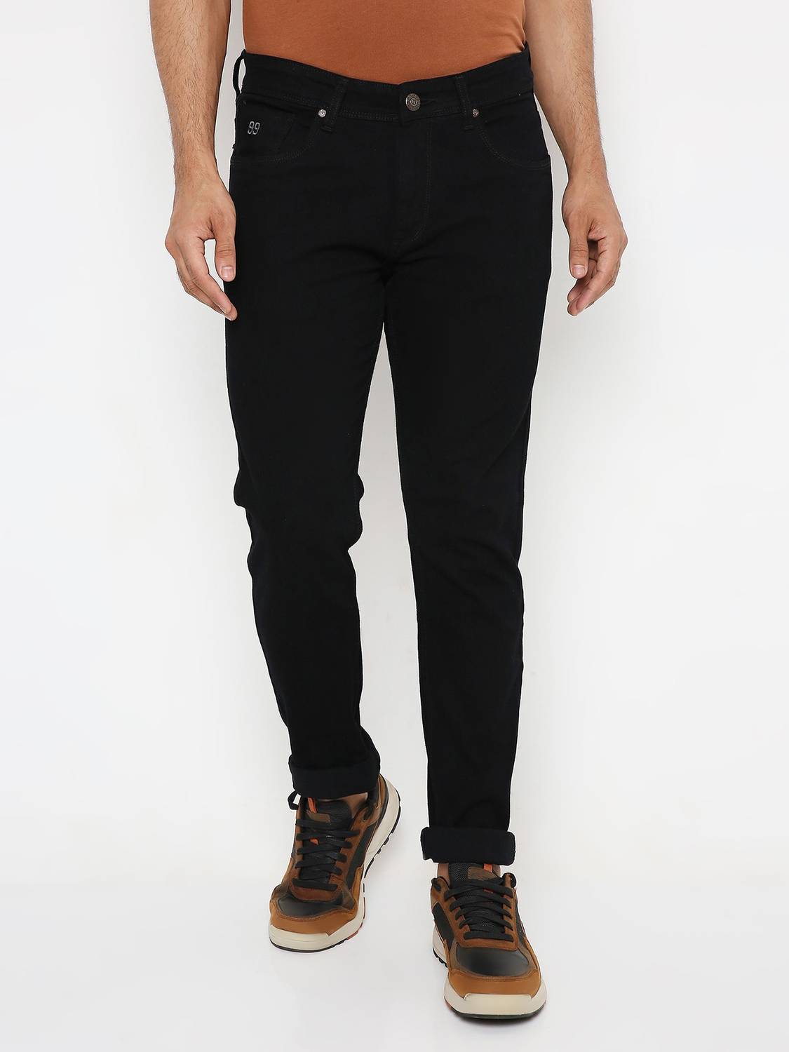HJ HASASI Regular Men Black Jeans - Buy HJ HASASI Regular Men