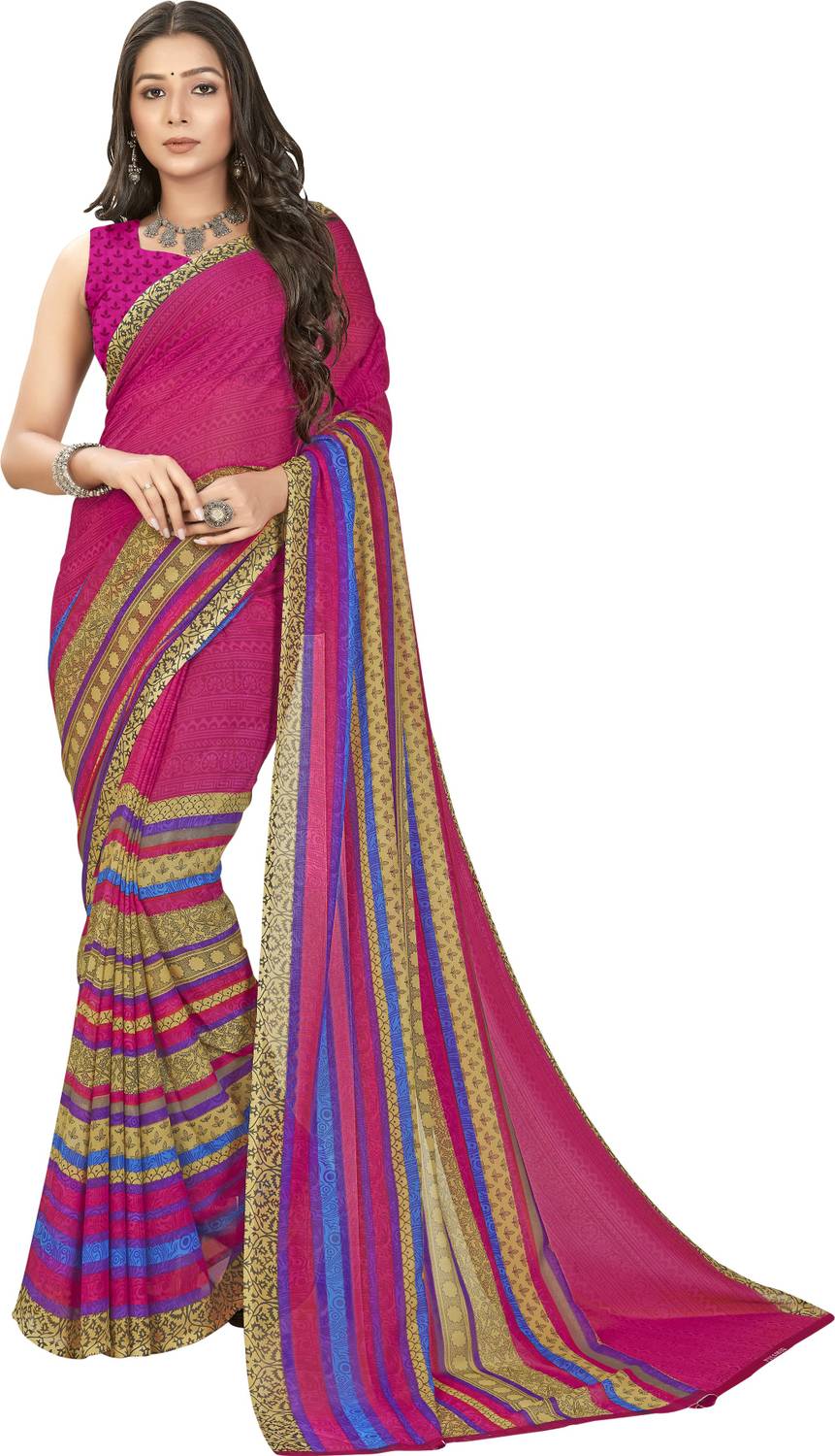 Anand Sarees Printed, Paisley Daily Wear Georgette Saree