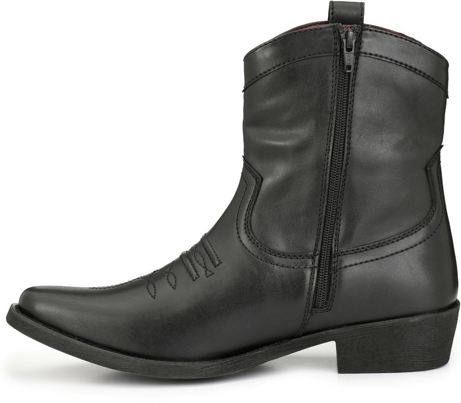 Image of Delize Cow Boy High Ankle Boots For Men