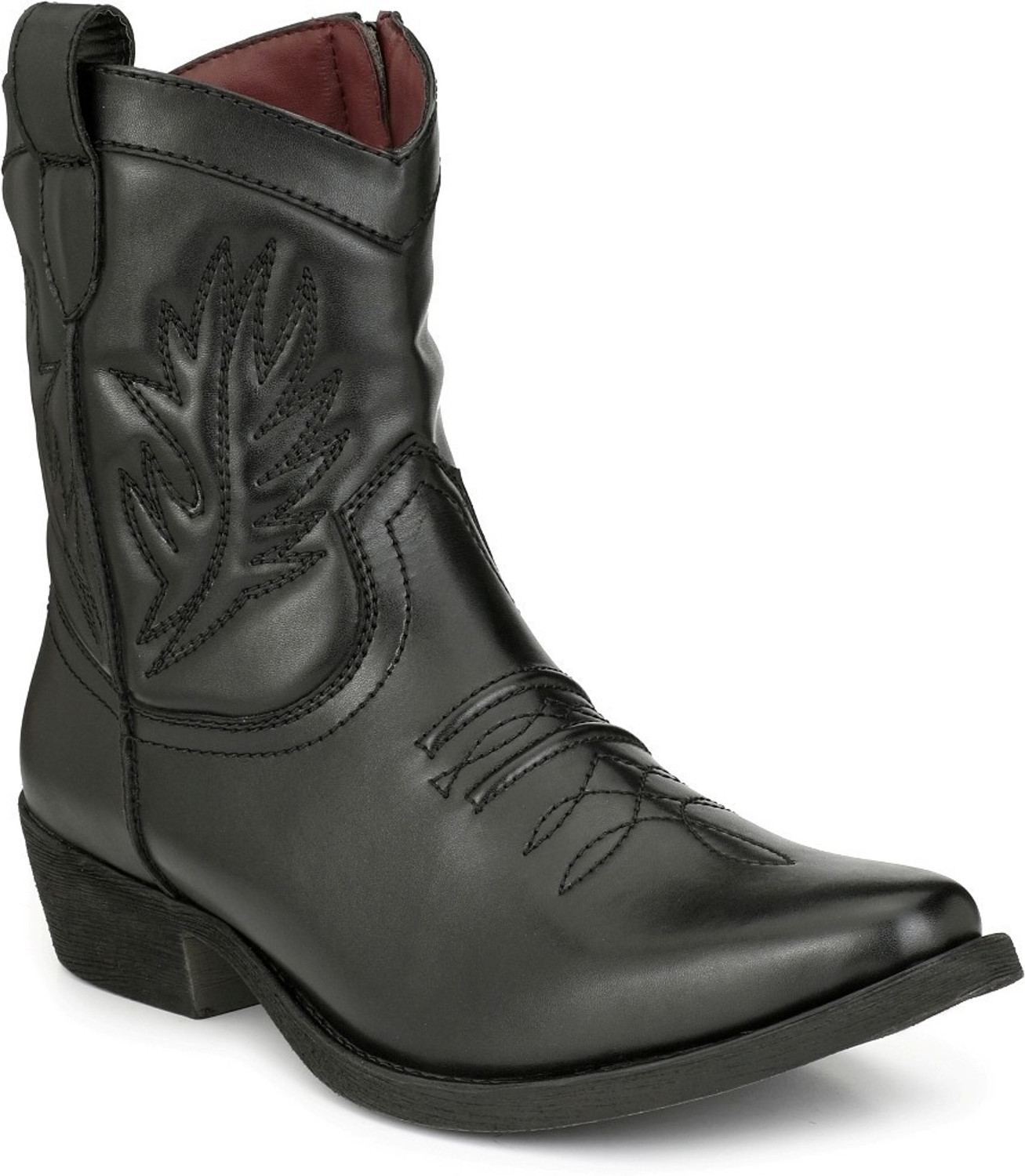 Image of Delize Cow Boy High Ankle Boots For Men