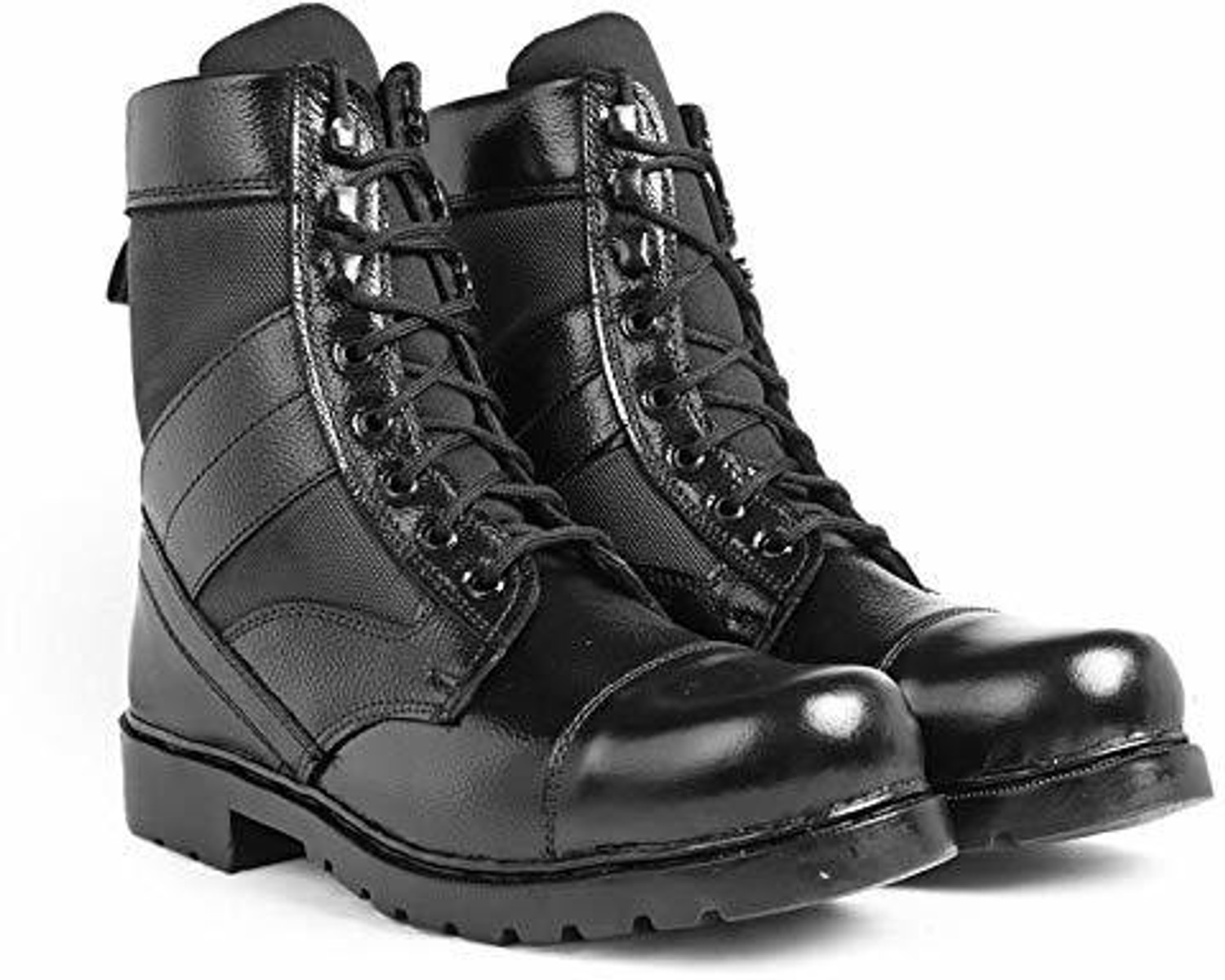Image of KnockBox LEATHER COMBAT ARMY BOOT SHOES FOR MEN / ARMY /COMBAT BOOTS /SHOES Boots For Men