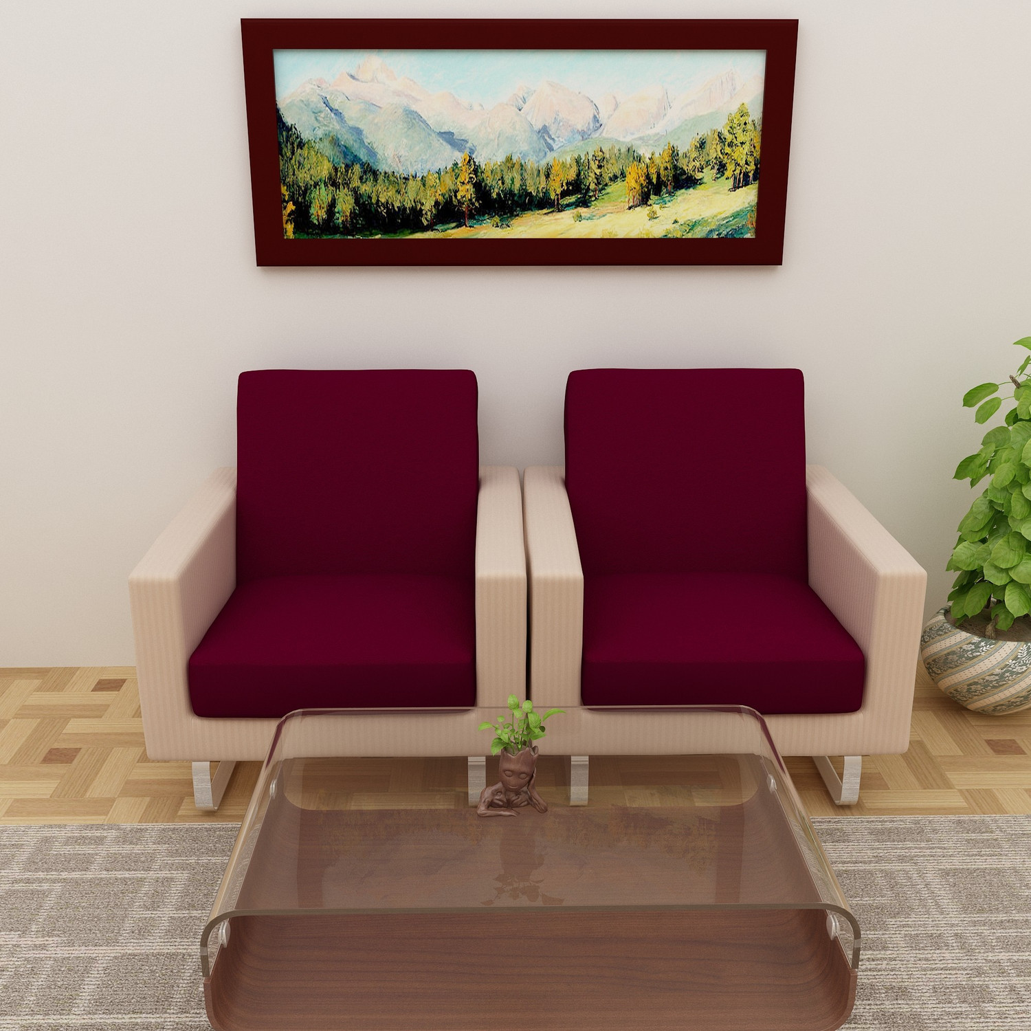 Image of Dream Care Terry 2 Seater Sofa Plain Cover