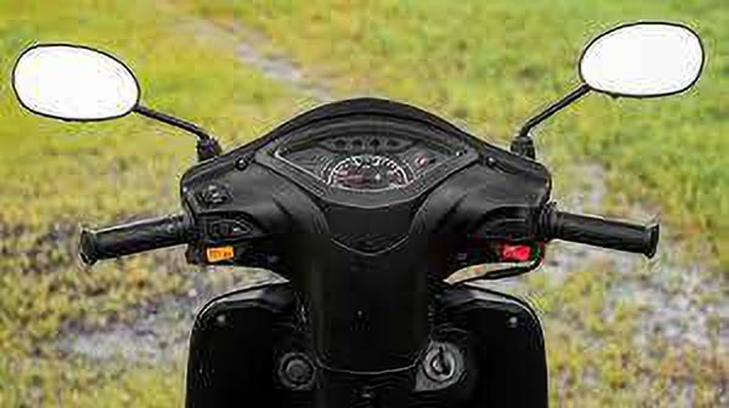 Image of Mvaeshop Manual Rear View Mirror, Passenger Side, Driver Side For TVS Jupiter, Wego