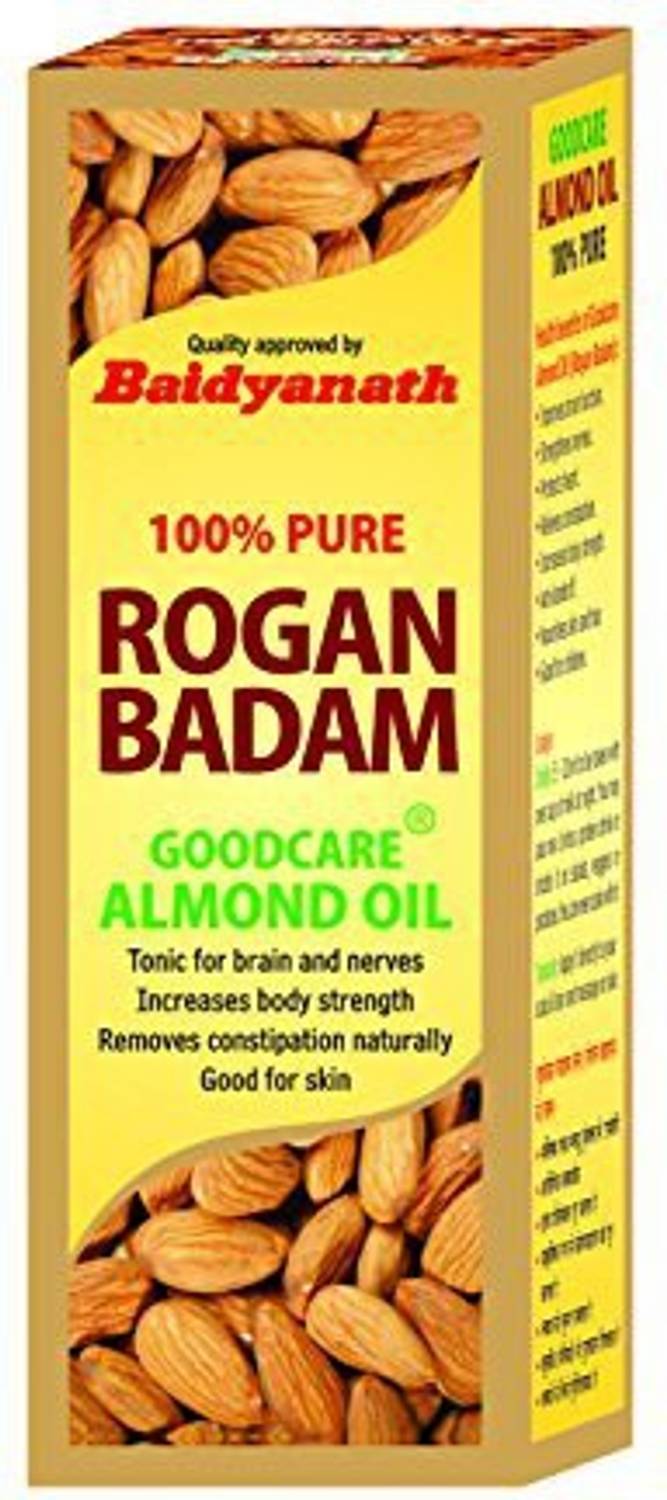 Baidyanath Rogan Badam Oil - 100ml | For Healthy Skin, Hair, Nails, Undereyes