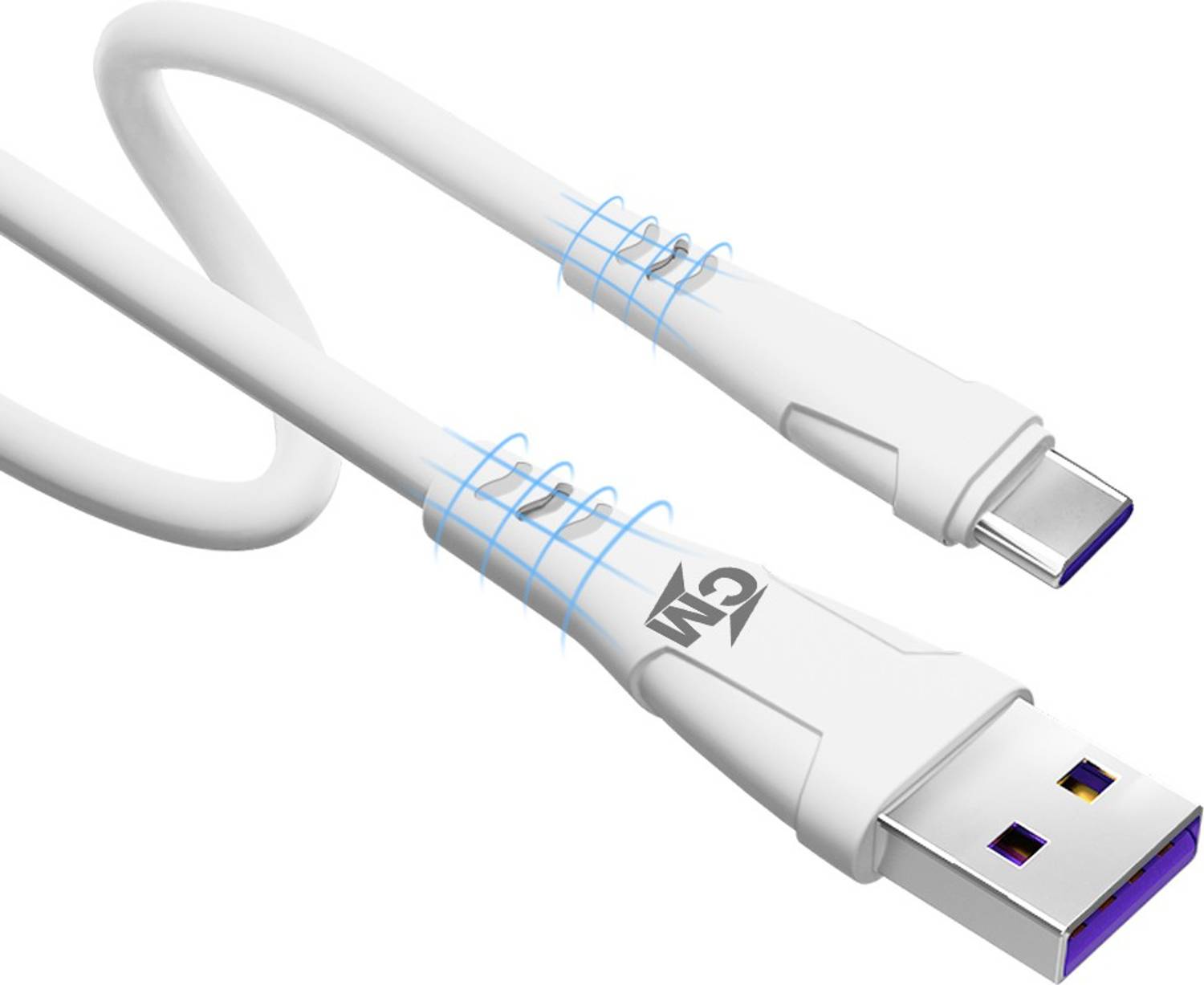 Callmate USB Type C Cable 2 A 1.5 m 65W Data & Fast Charging cable for Type C Devices