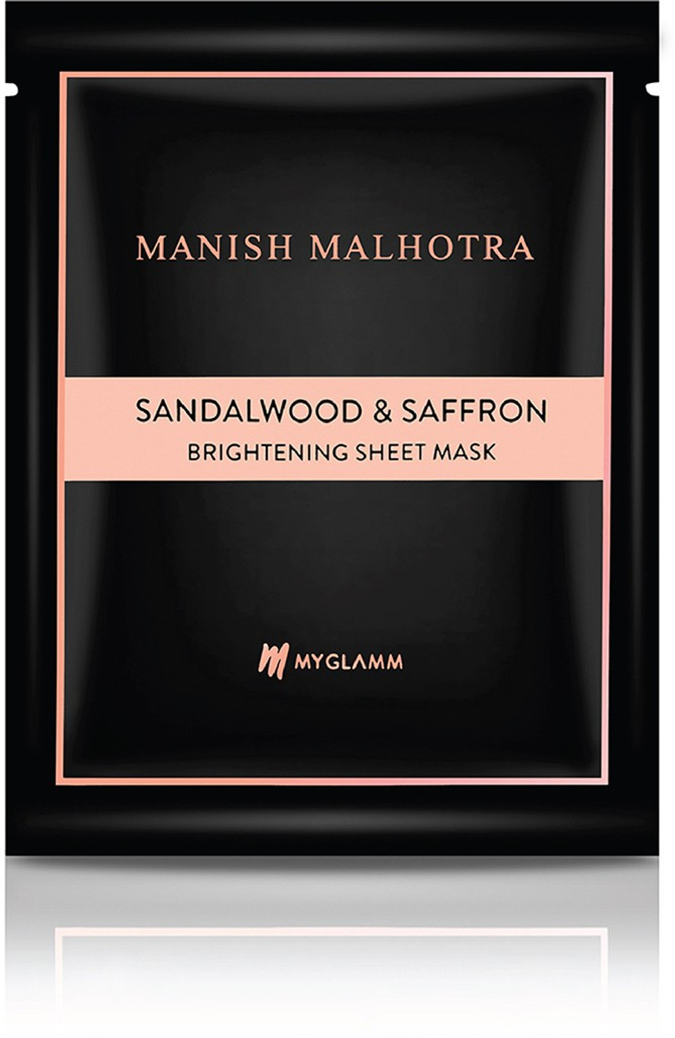 Image of MyGlamm Beauty Saffron & Sandalwood Brightening Sheet Mask