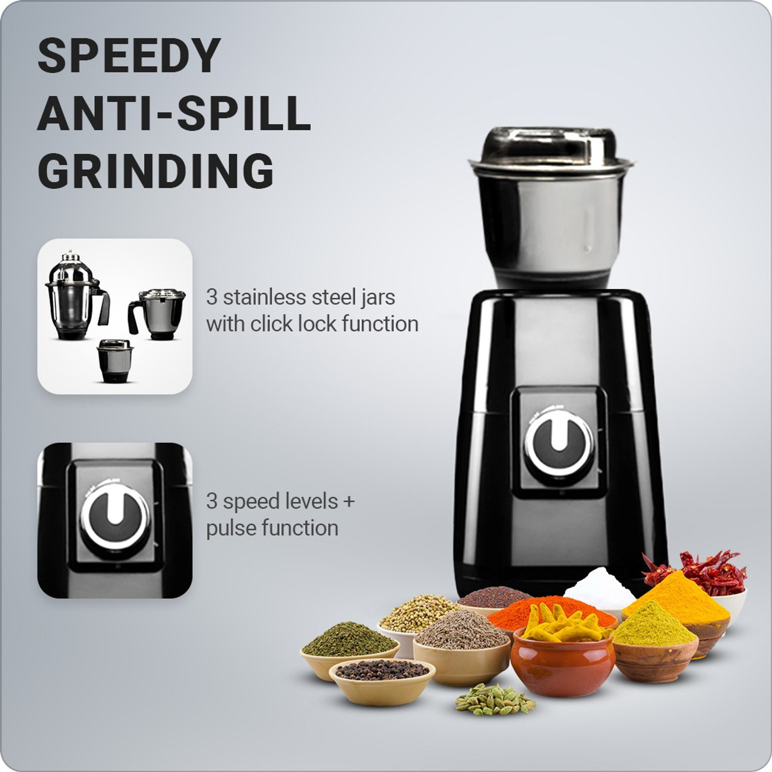 Image of Hafele Ninja Blade Series 220 W Mixer Grinder